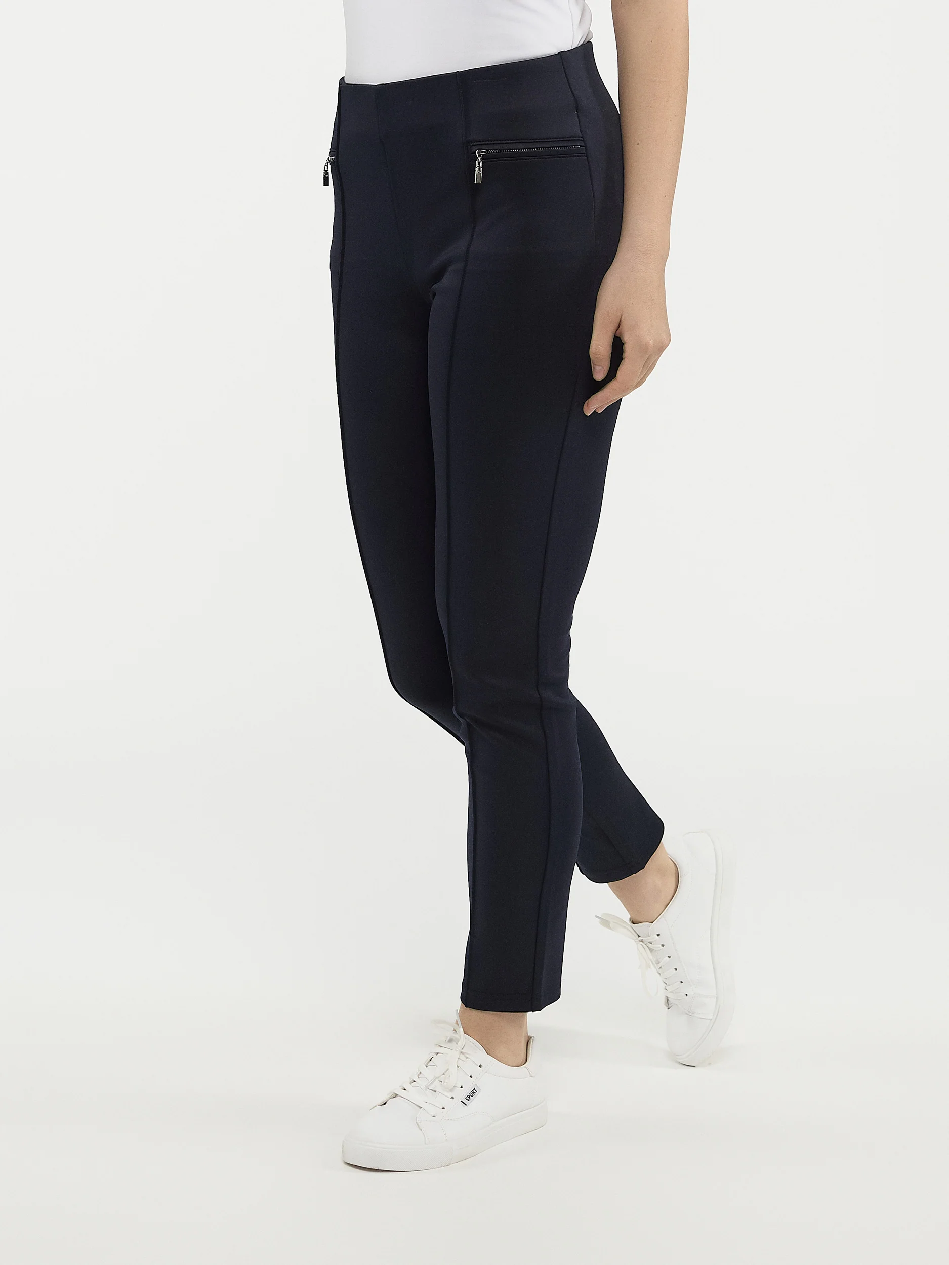 Pantalon étroit semi-ajusté à enfiler - Image 5