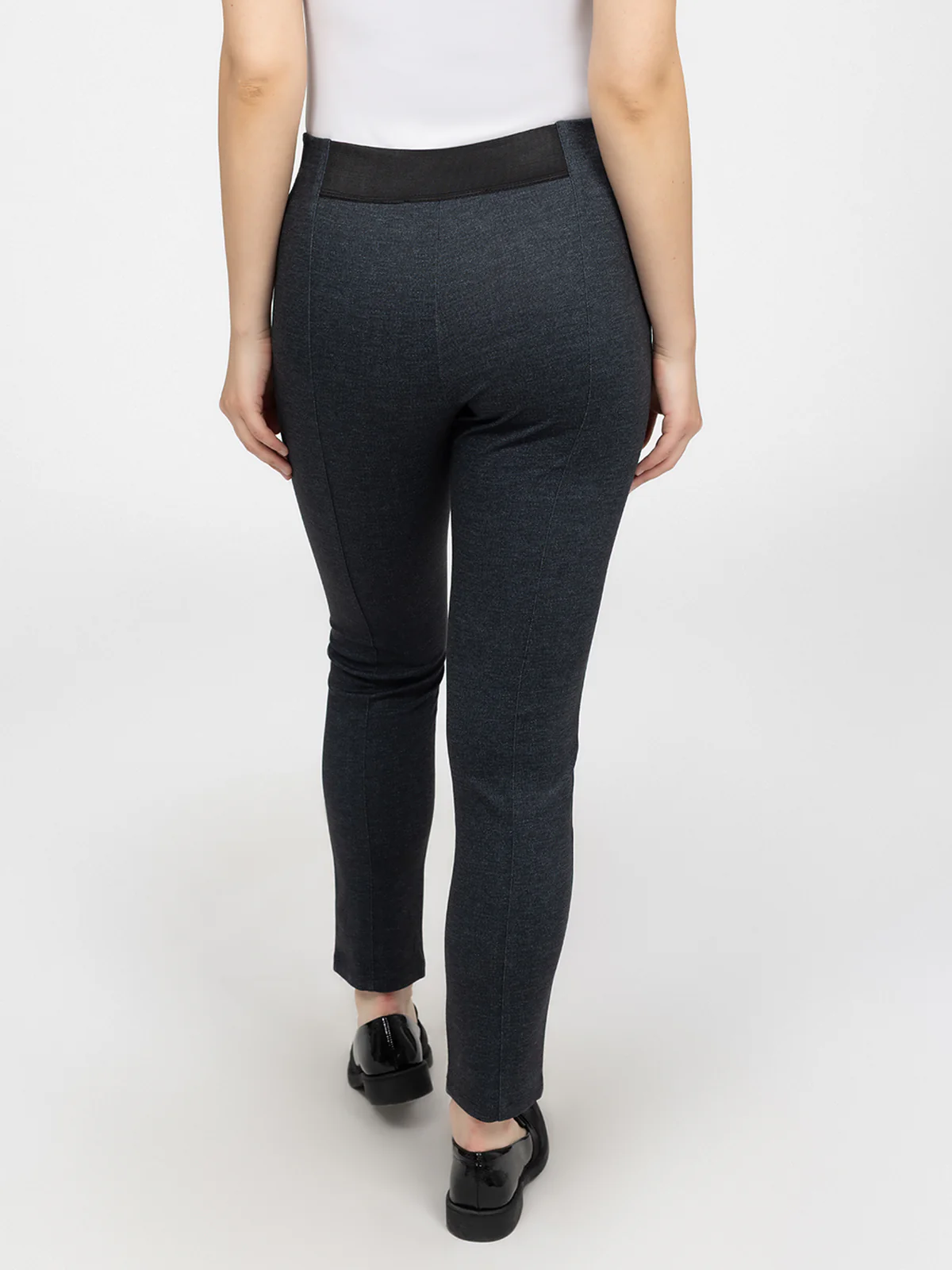 Pantalon étroit semi-ajusté à enfiler - Image 3