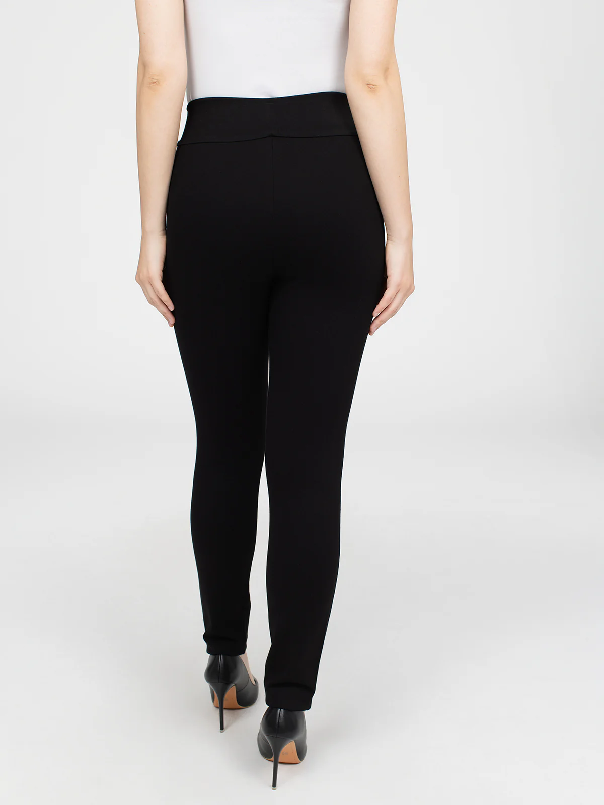 Pantalon étroit semi-ajusté à enfiler - Image 3