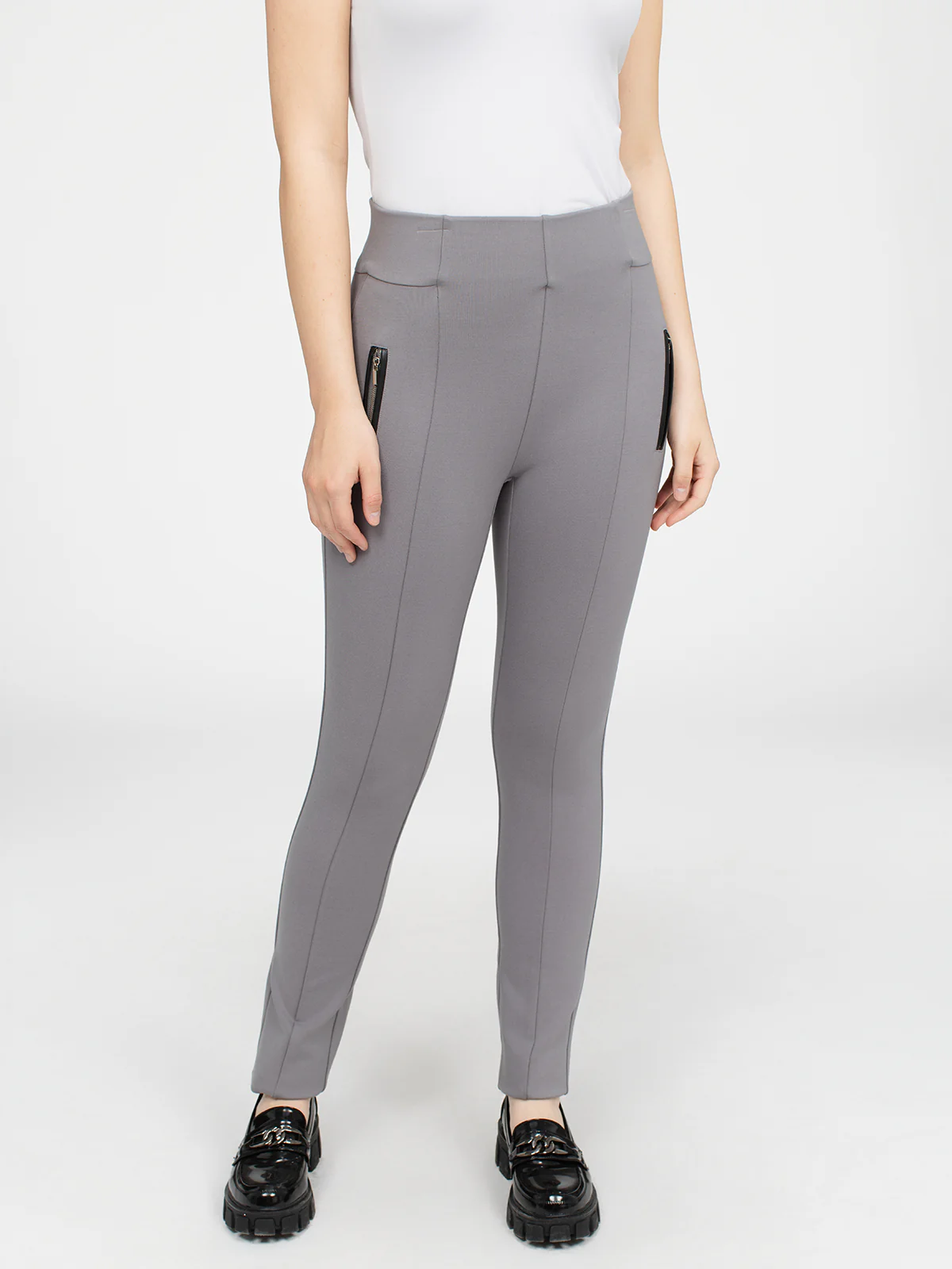 Pantalon étroit semi-ajusté à enfiler - Image 6
