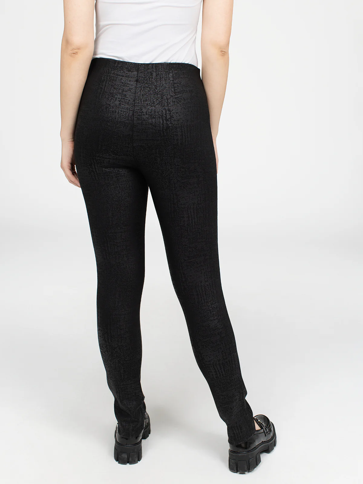 Pantalon étroit semi-ajusté à enfiler - Image 3