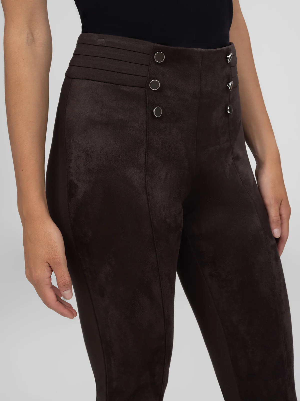 Pantalon étroit semi-ajusté à enfiler - Image 2