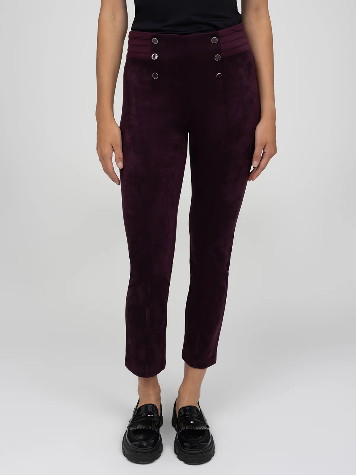 Pantalon étroit semi-ajusté à enfiler - Image 4