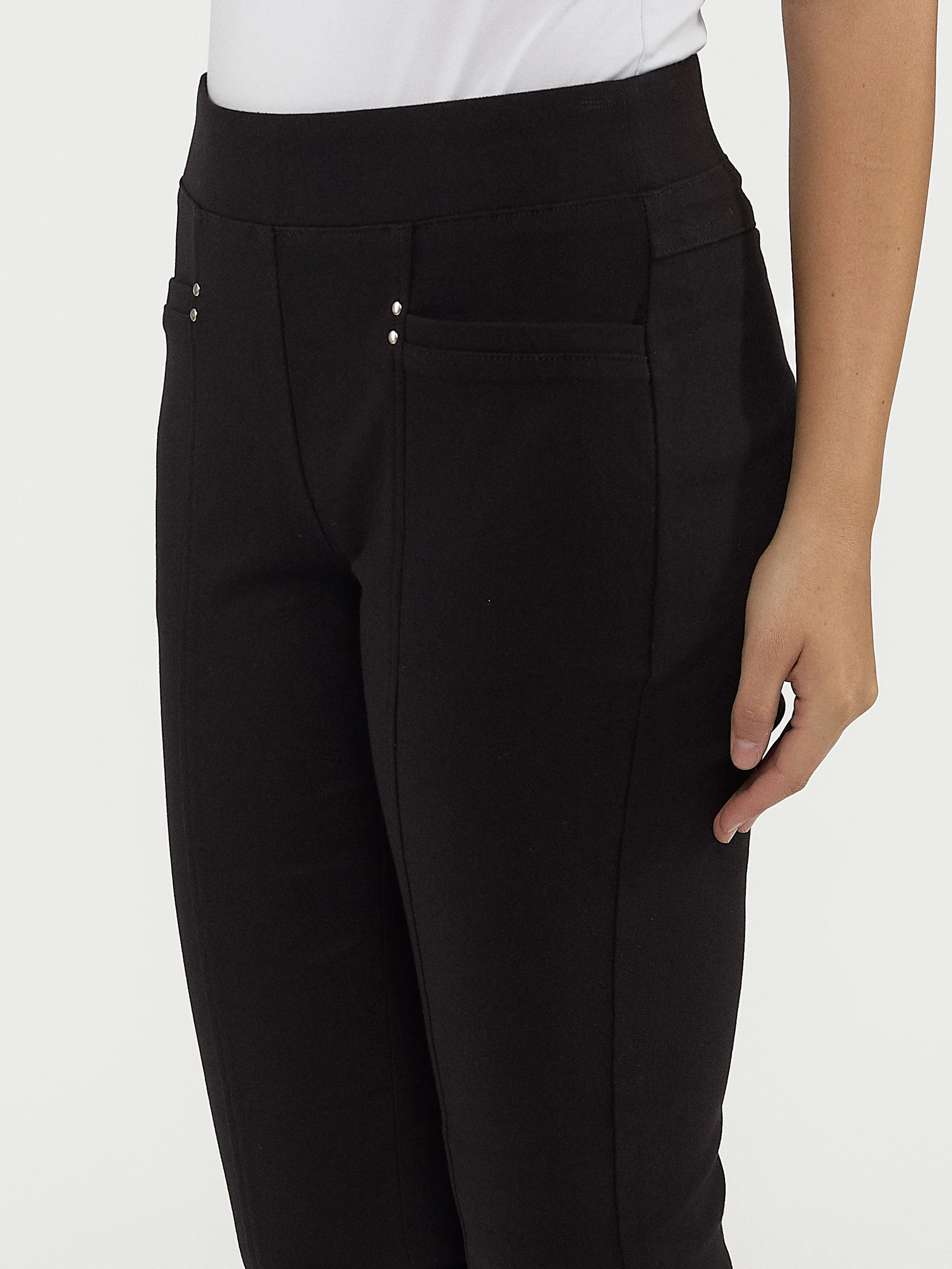 Pantalon étroit semi-ajusté à enfiler - Image 2
