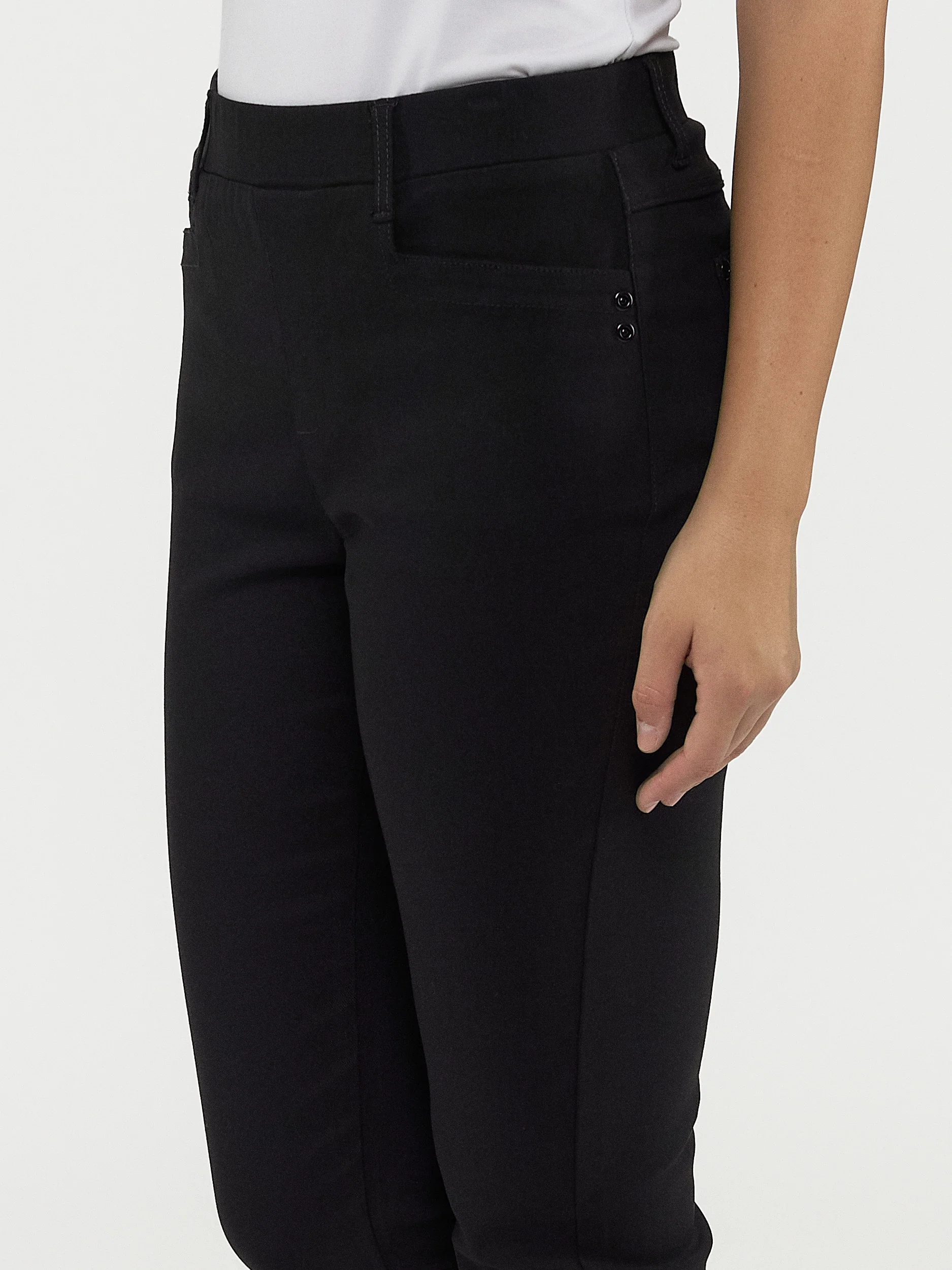 Pantalon étroit semi-ajusté à enfiler - Image 10