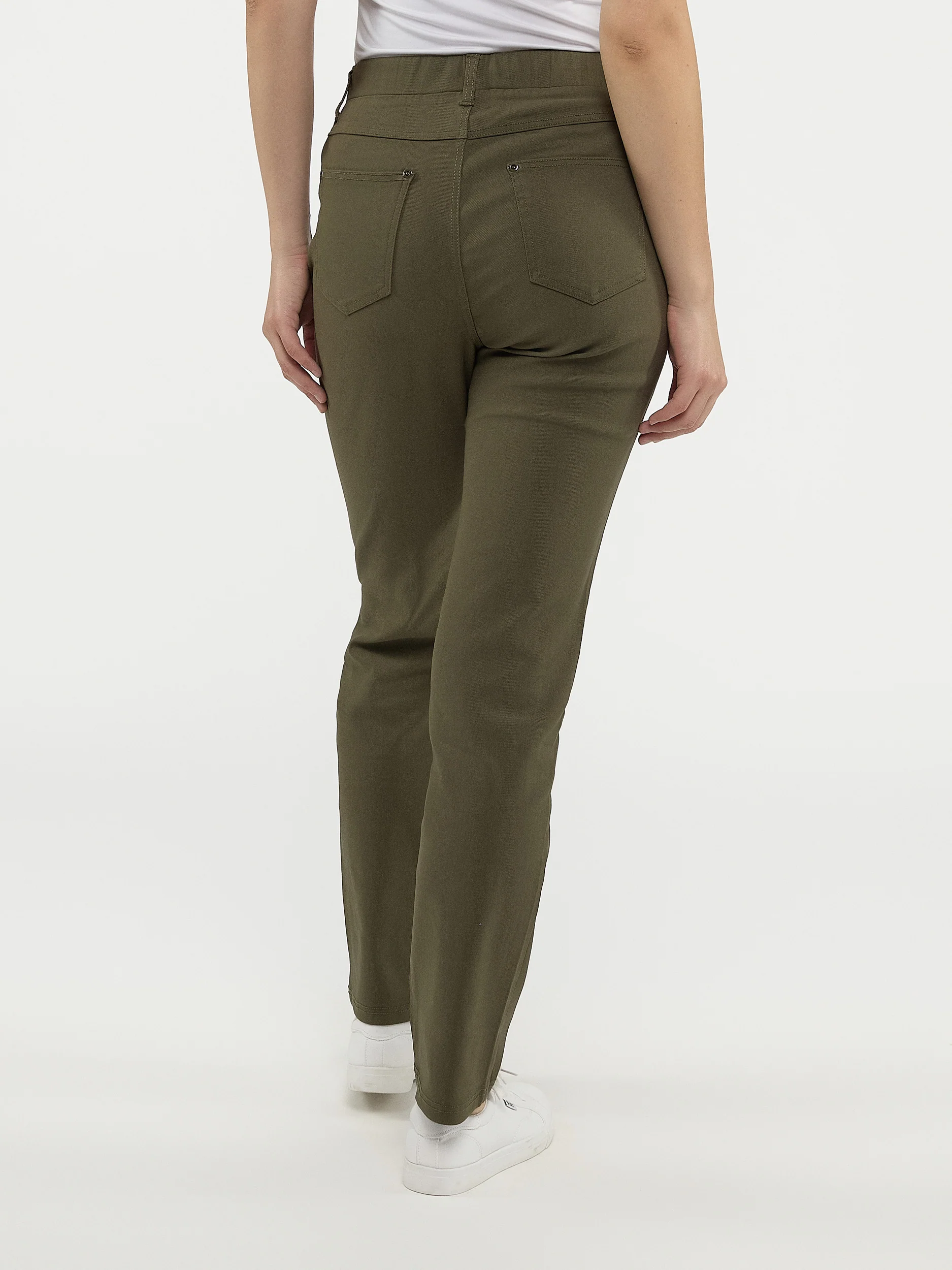 Pantalon étroit semi-ajusté à enfiler - Image 3