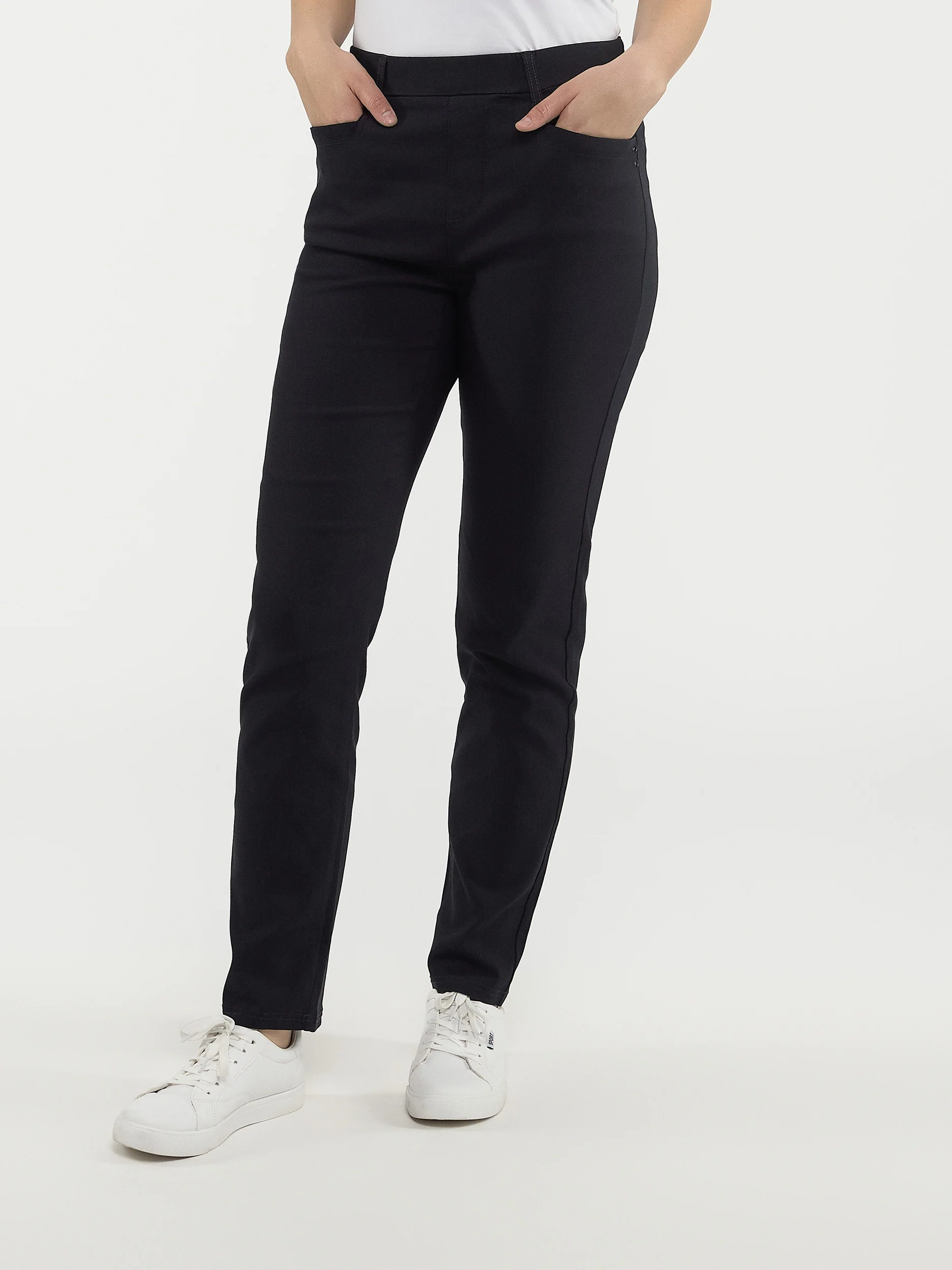 Pantalon étroit semi-ajusté à enfiler - Image 6