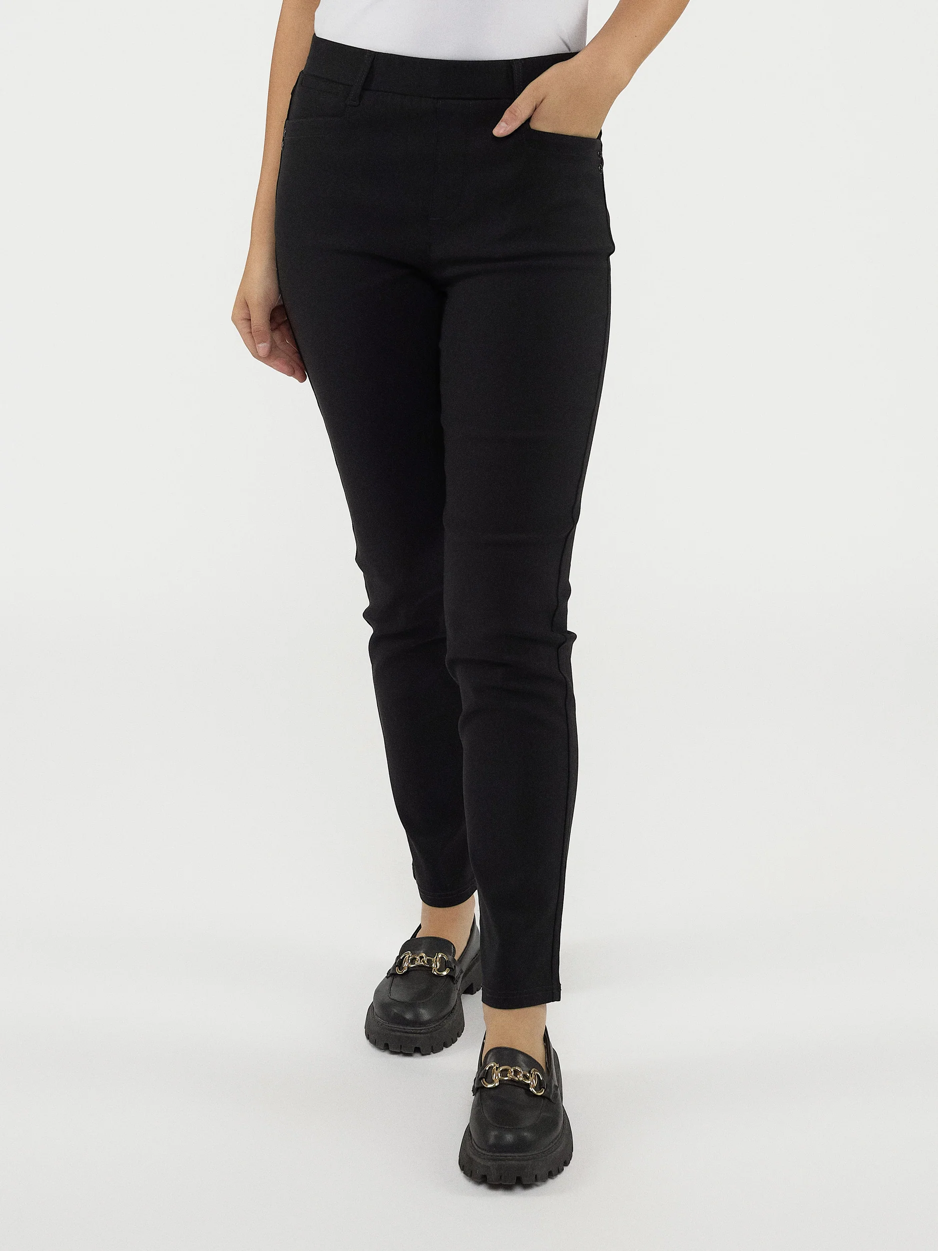 Pantalon étroit semi-ajusté à enfiler - Image 9