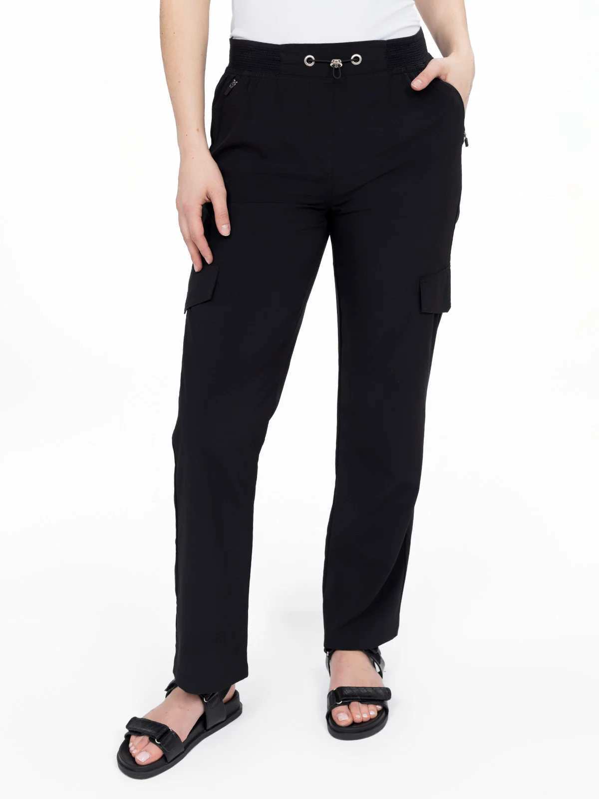 Pantalon étroit semi-ajusté à enfiler - Image 10