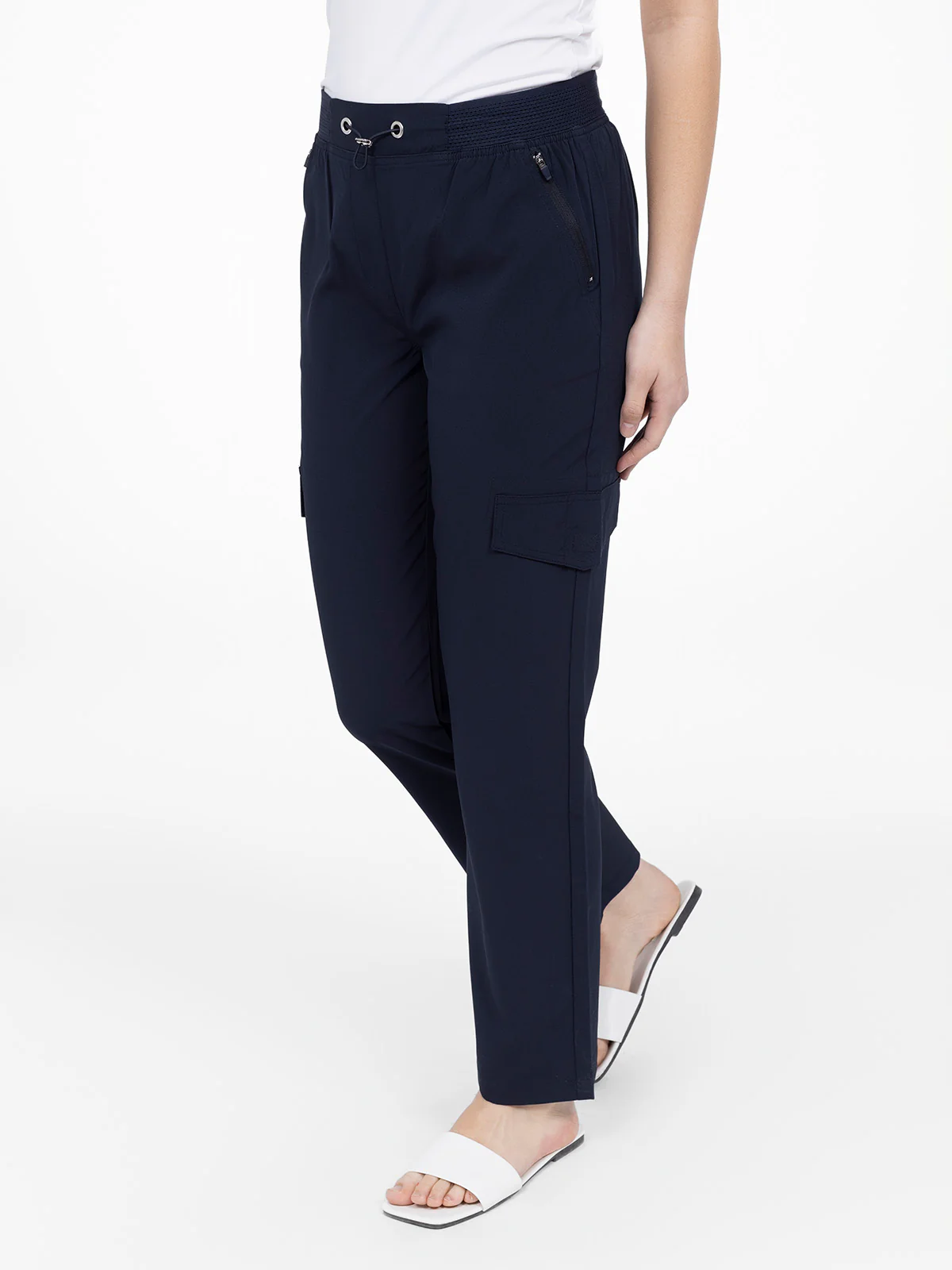 Pantalon étroit semi-ajusté à enfiler - Image 5