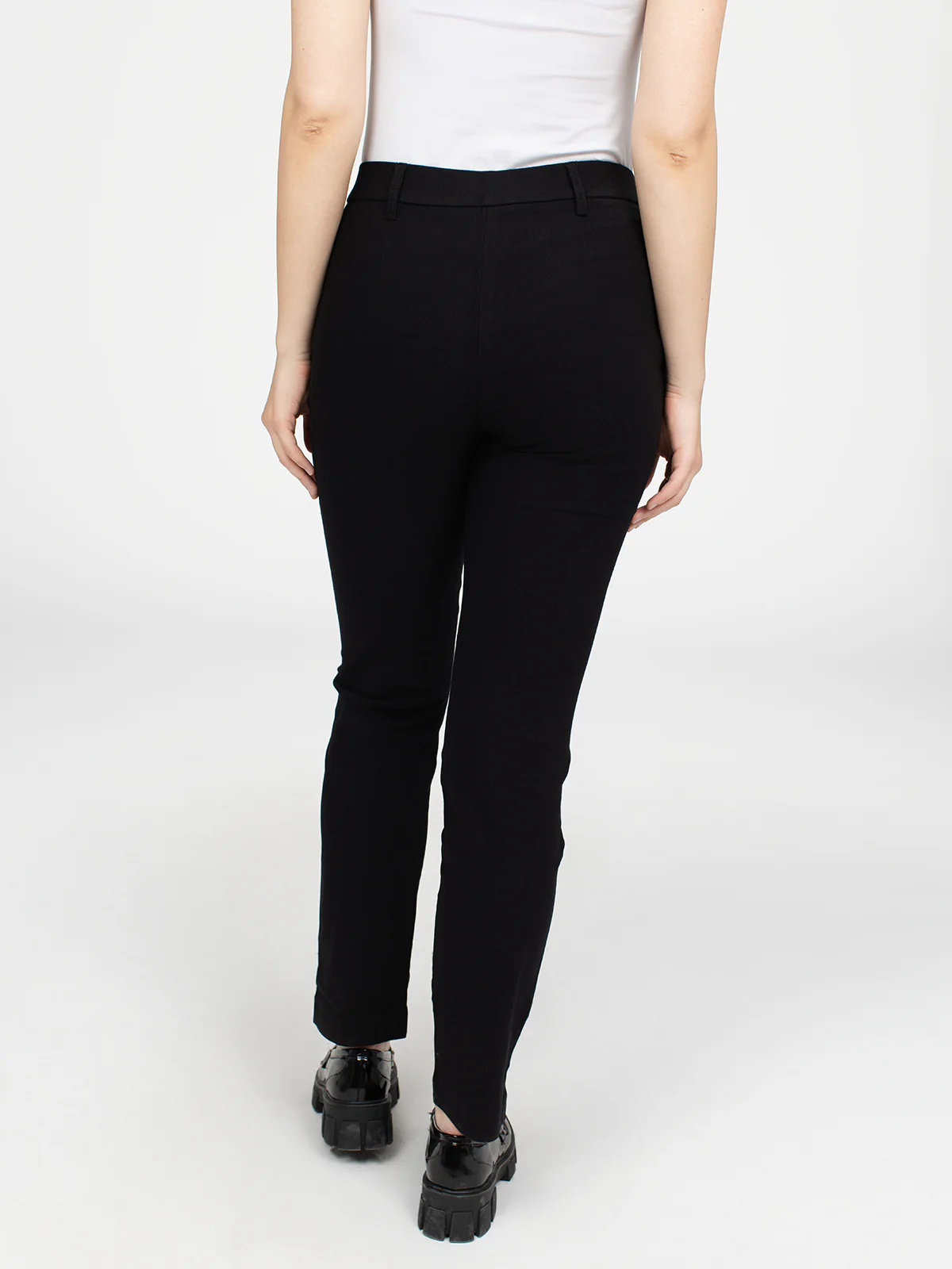 Pantalon étroit semi-ajusté à enfiler - Image 3