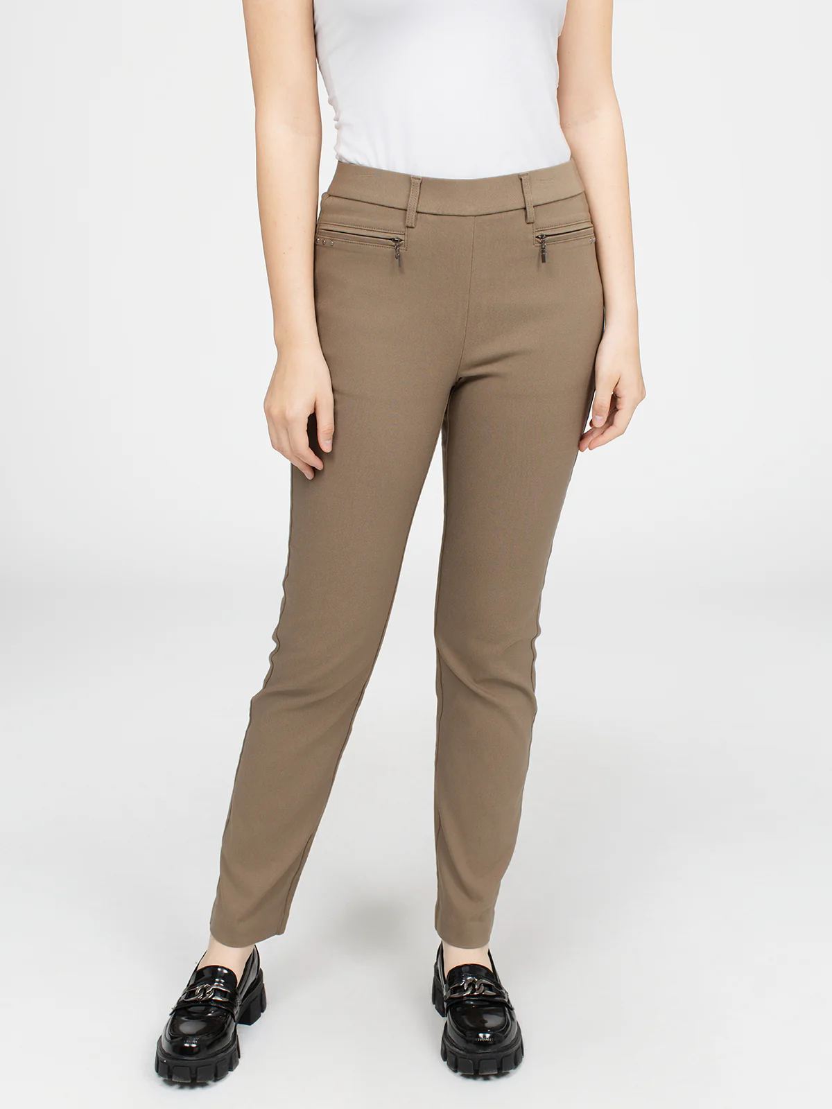 Pantalon étroit semi-ajusté à enfiler - Image 6