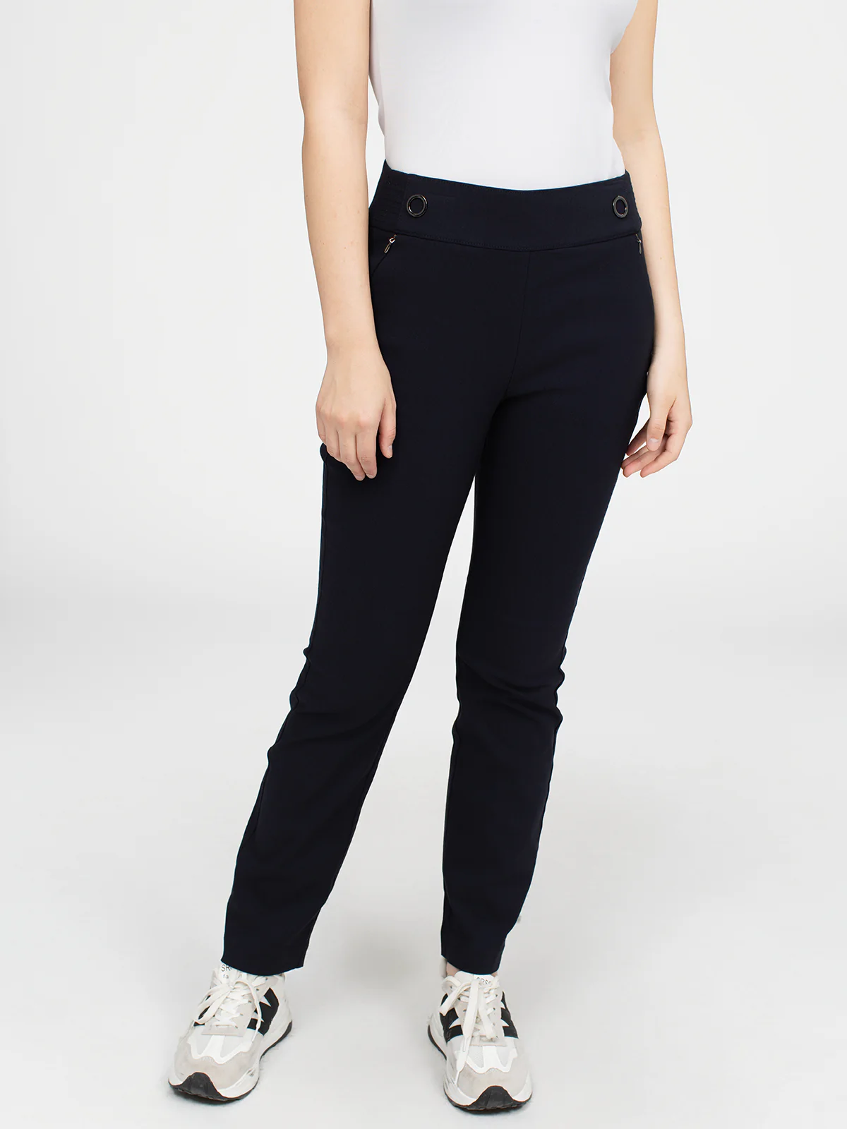 Pantalon étroit semi-ajusté à enfiler - Image 6