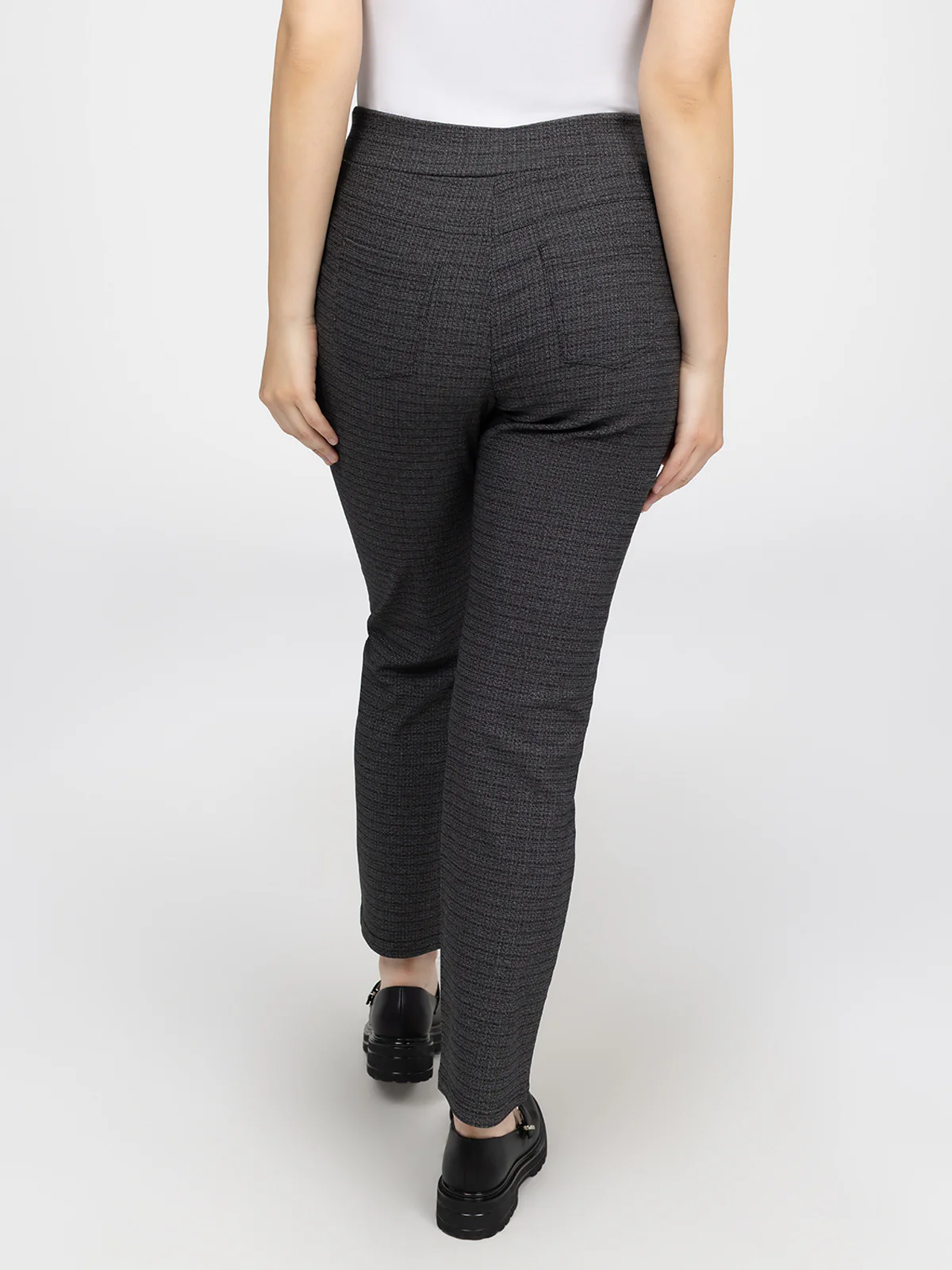 Pantalon étroit semi-ajusté à enfiler - Image 3