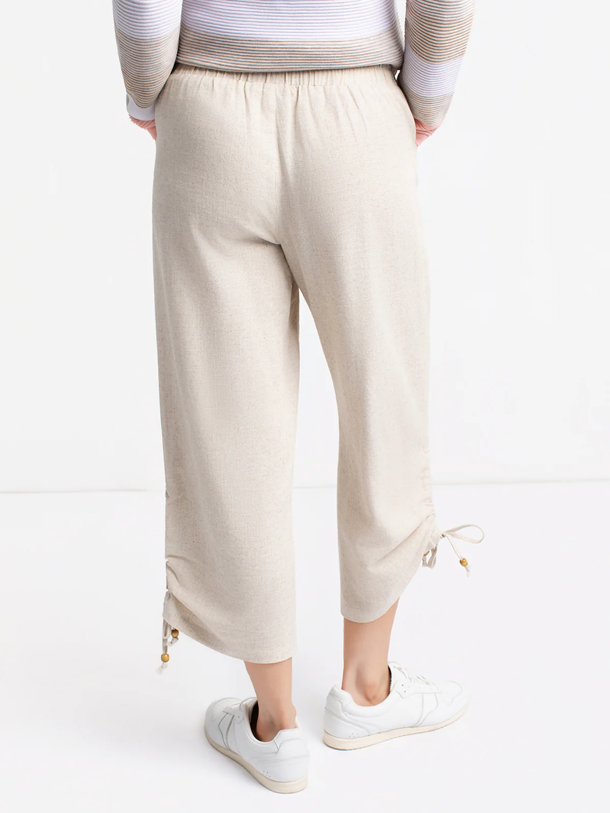 Pantalon évasé à enfiler - Image 3