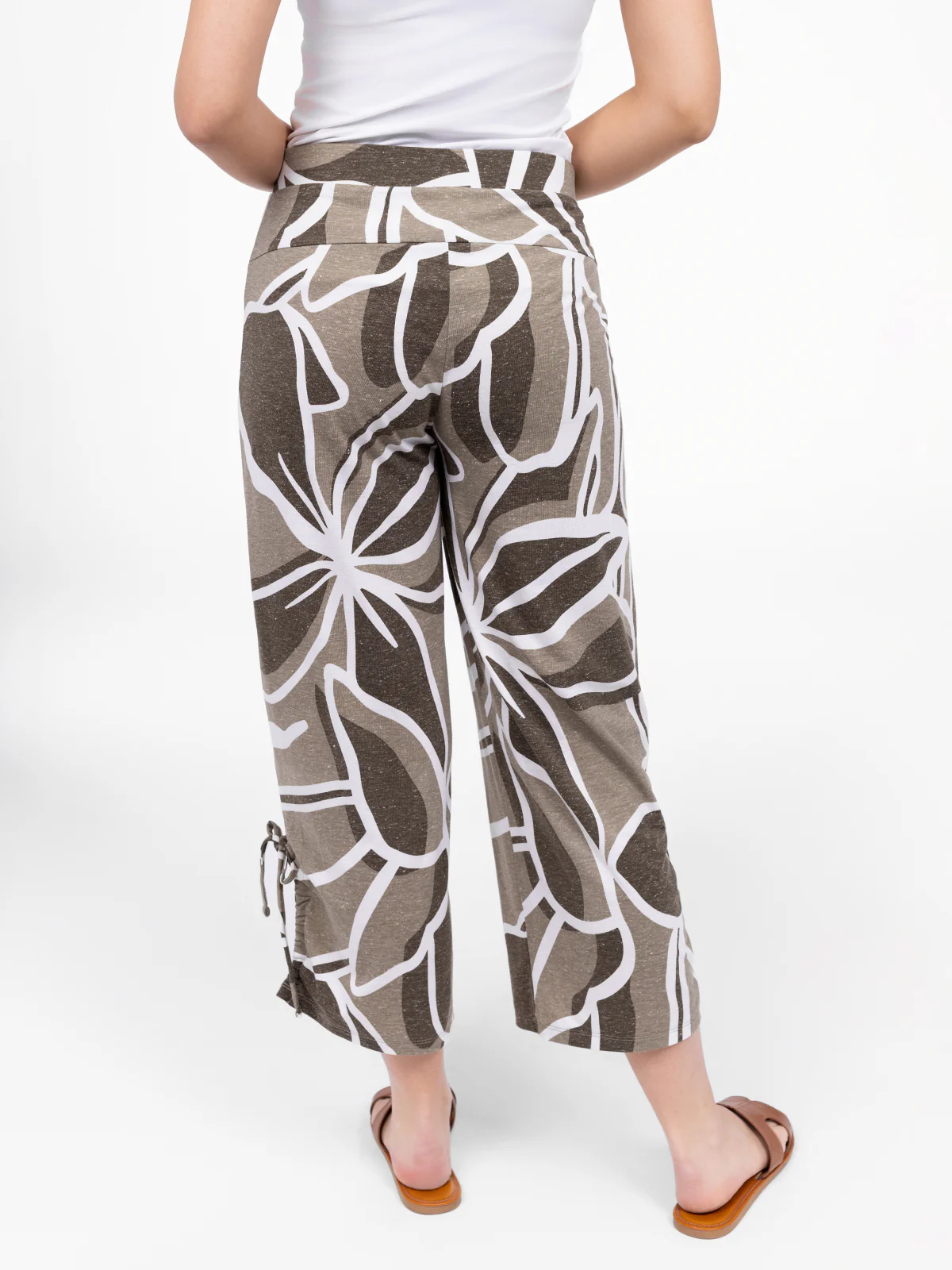 Pantalon évasé à la cheville à enfiler - Image 3
