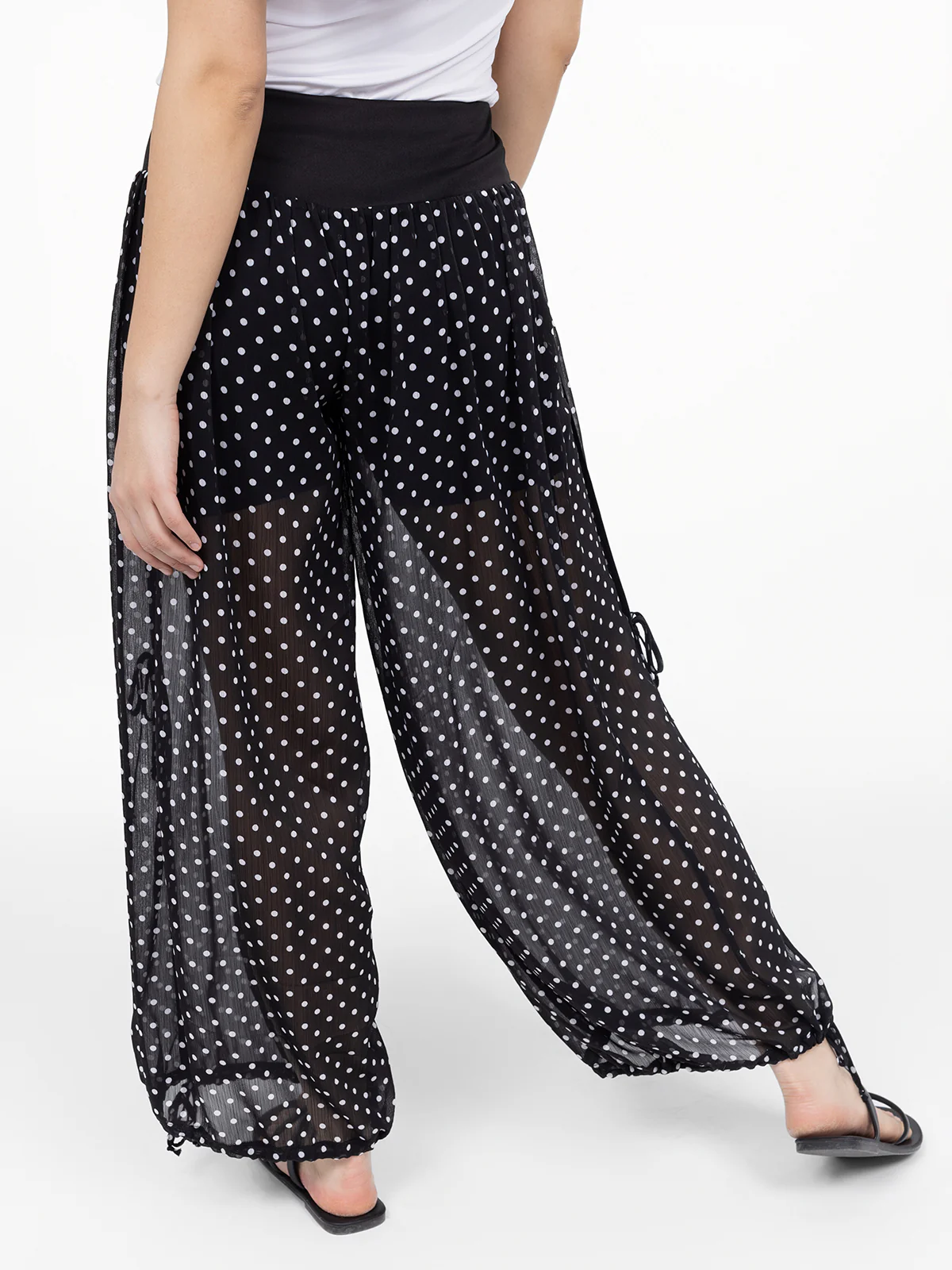 Pantalon évasé à la cheville à enfiler - Image 2