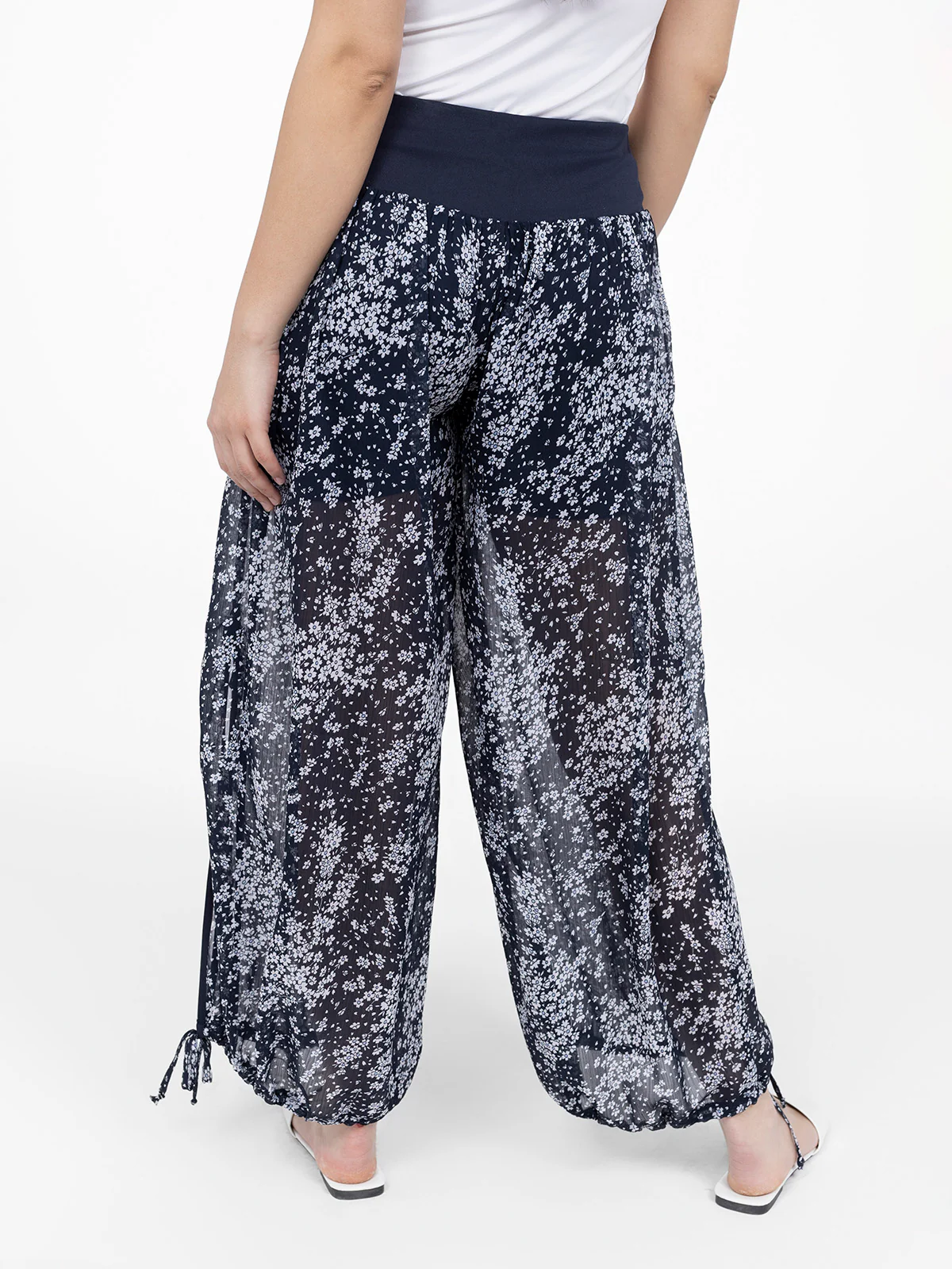 Pantalon évasé à la cheville à enfiler - Image 4