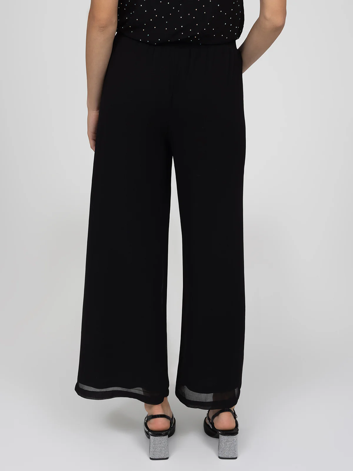Pantalon évasé à la cheville à enfiler - Image 3