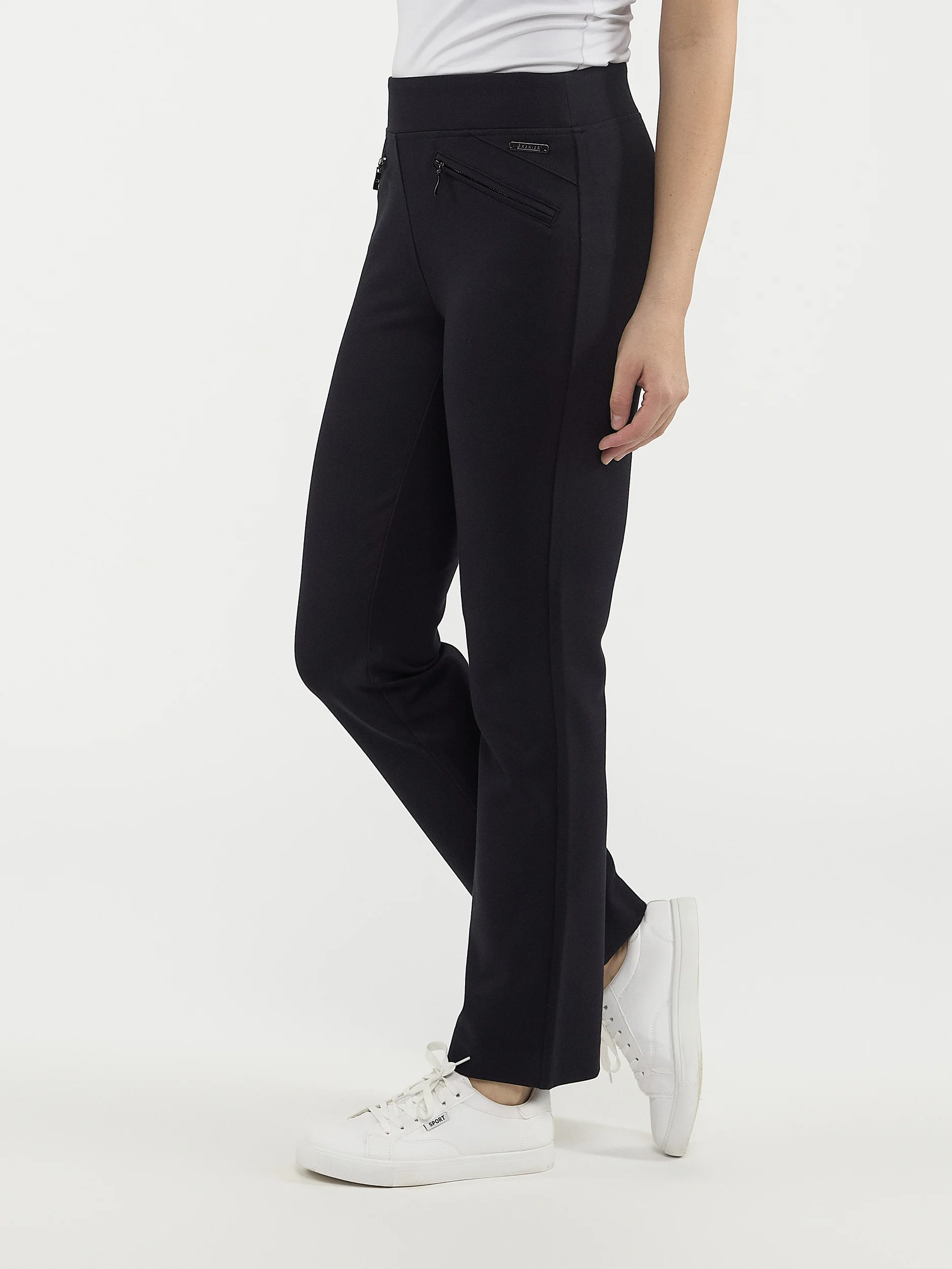 Pantalon habillé droit décontracté à enfiler - Petite - Image 14