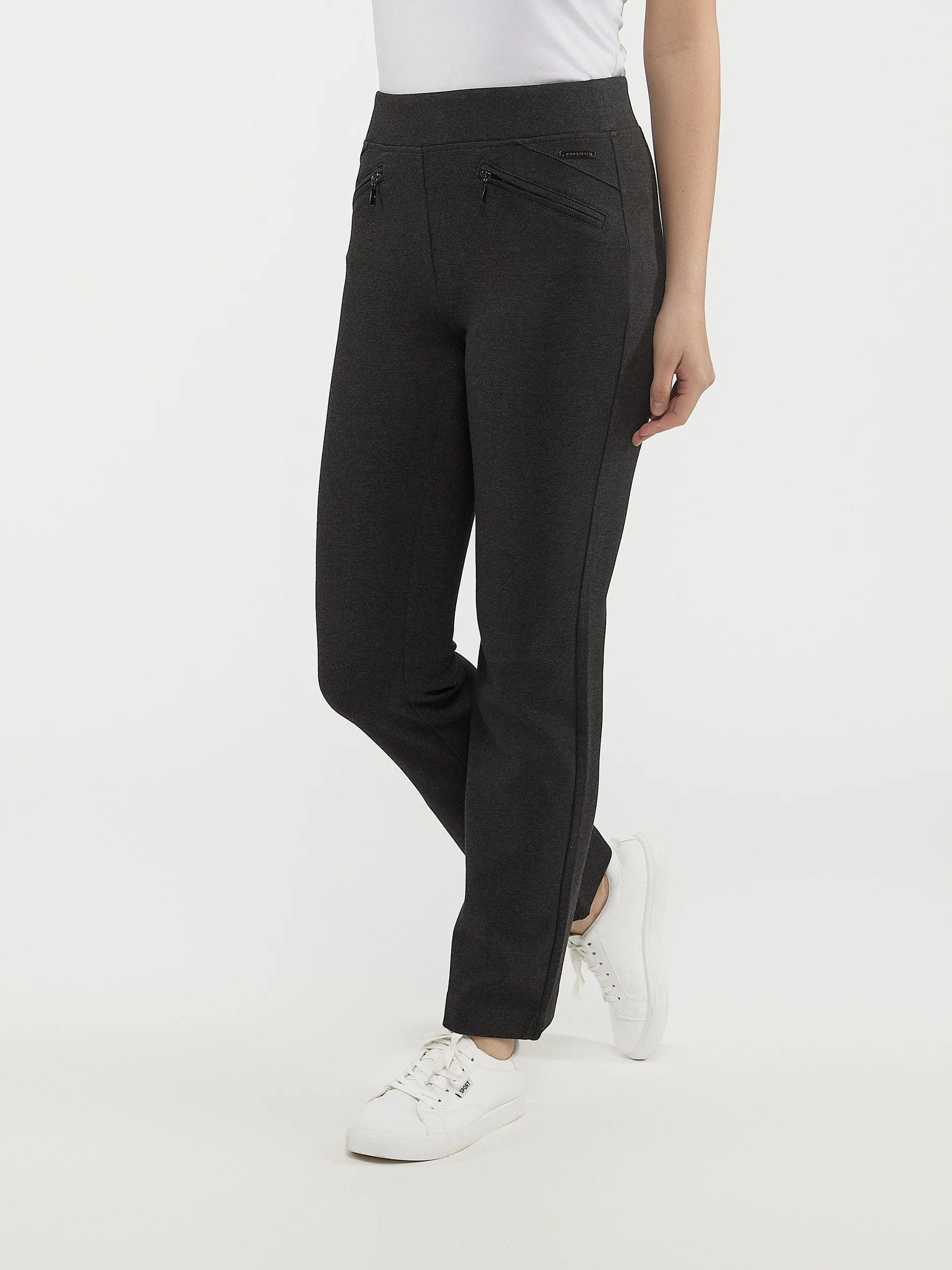 Pantalon habillé droit décontracté à enfiler - Petite - Image 5