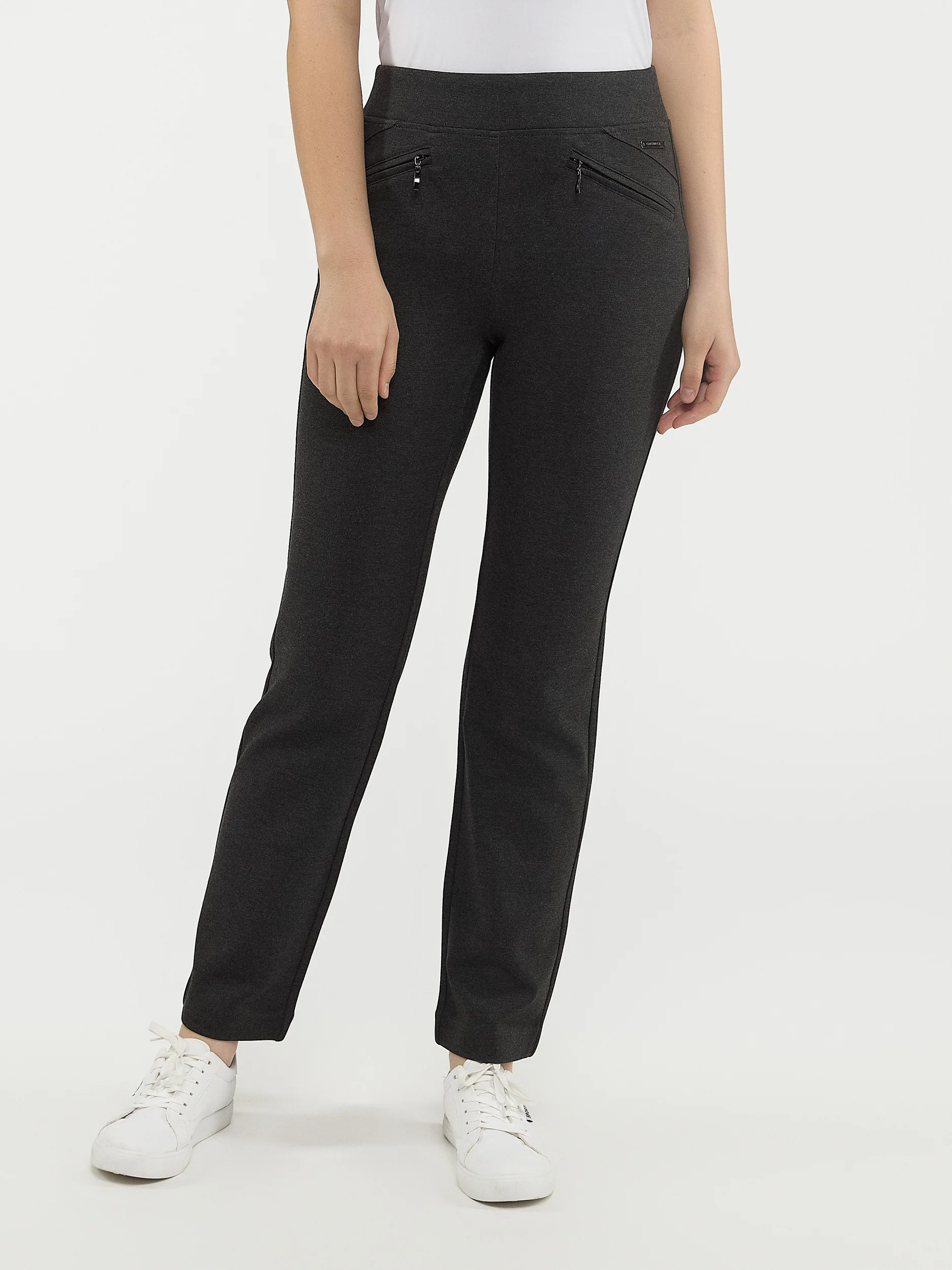 Pantalon habillé droit décontracté à enfiler - Petite - Image 7