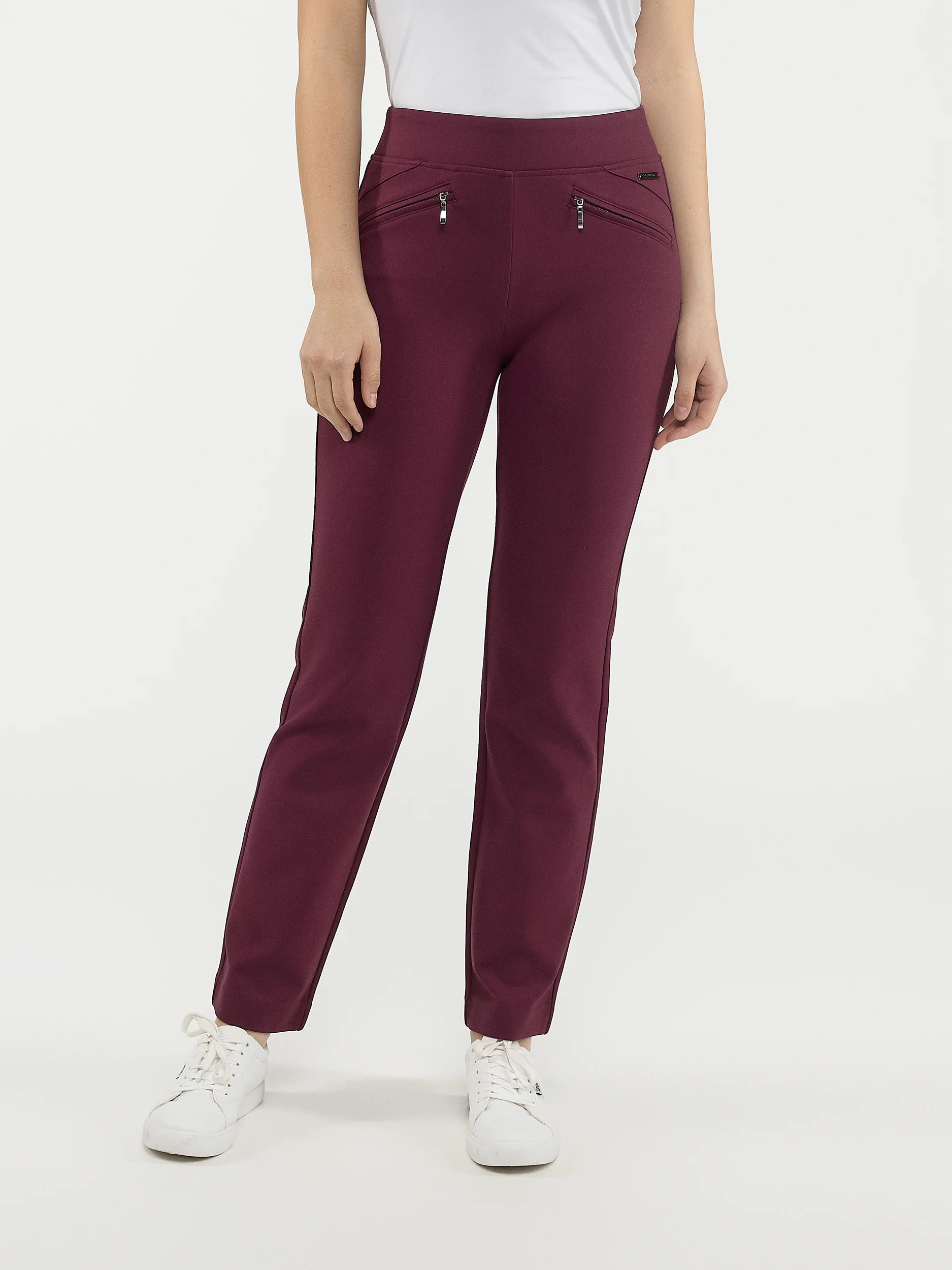 Pantalon habillé droit décontracté à enfiler - Petite - Image 9