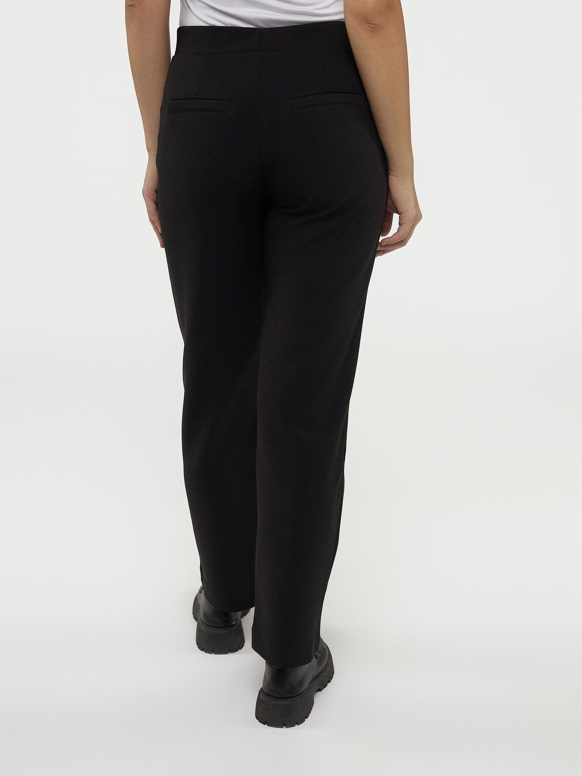 Pantalon habillé droit semi-ajusté à enfiler - Image 3
