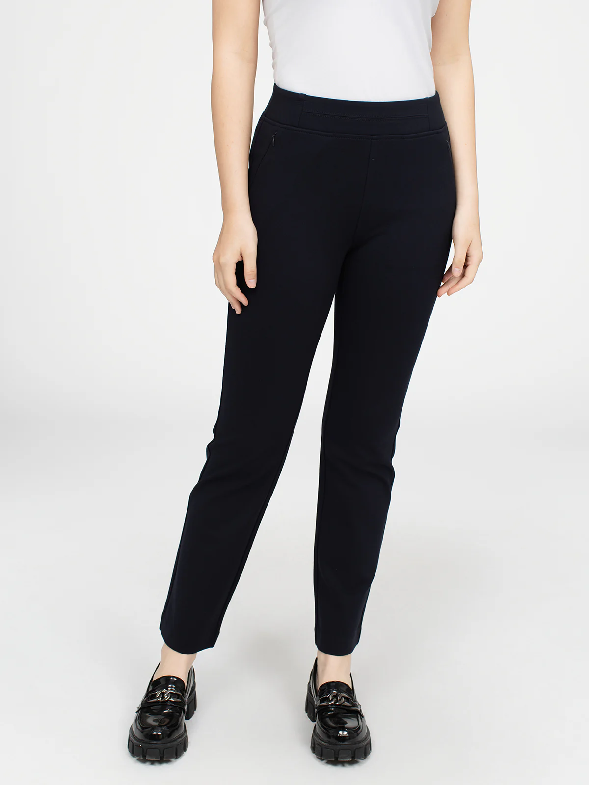 Pantalon habillé droit semi-ajusté à enfiler - Petite - Image 26