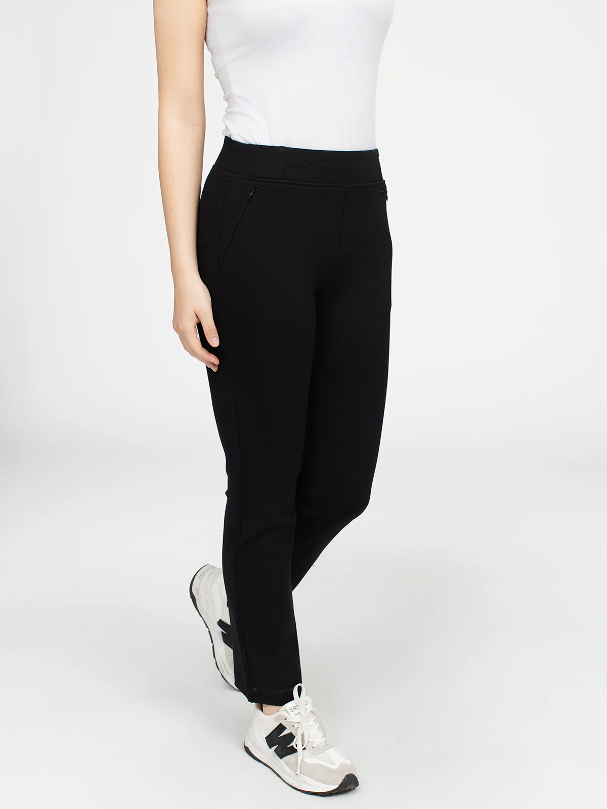 Pantalon habillé droit semi-ajusté à enfiler - Petite - Image 9