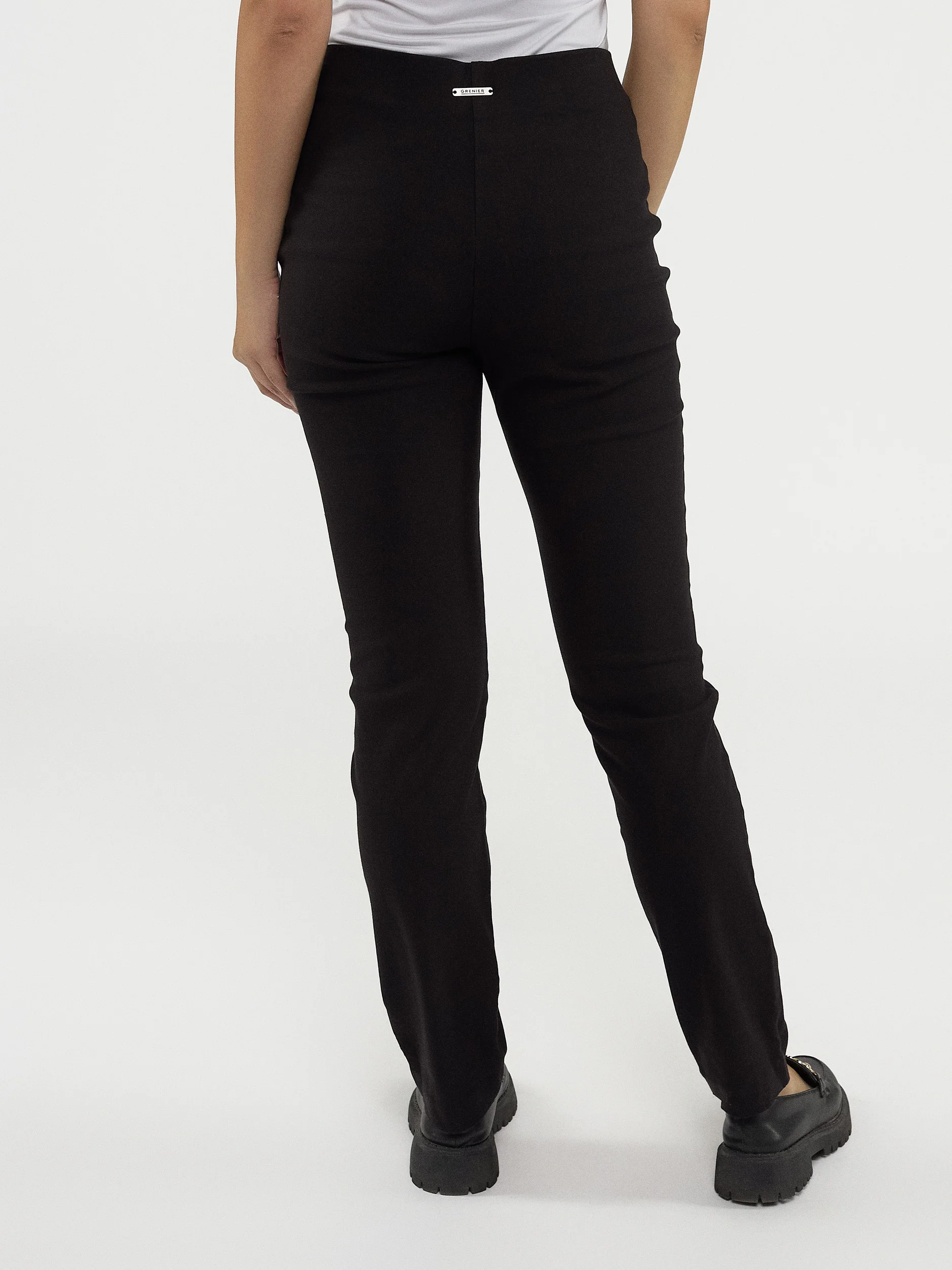 Pantalon habillé étroit semi-ajusté à enfiler - Image 3