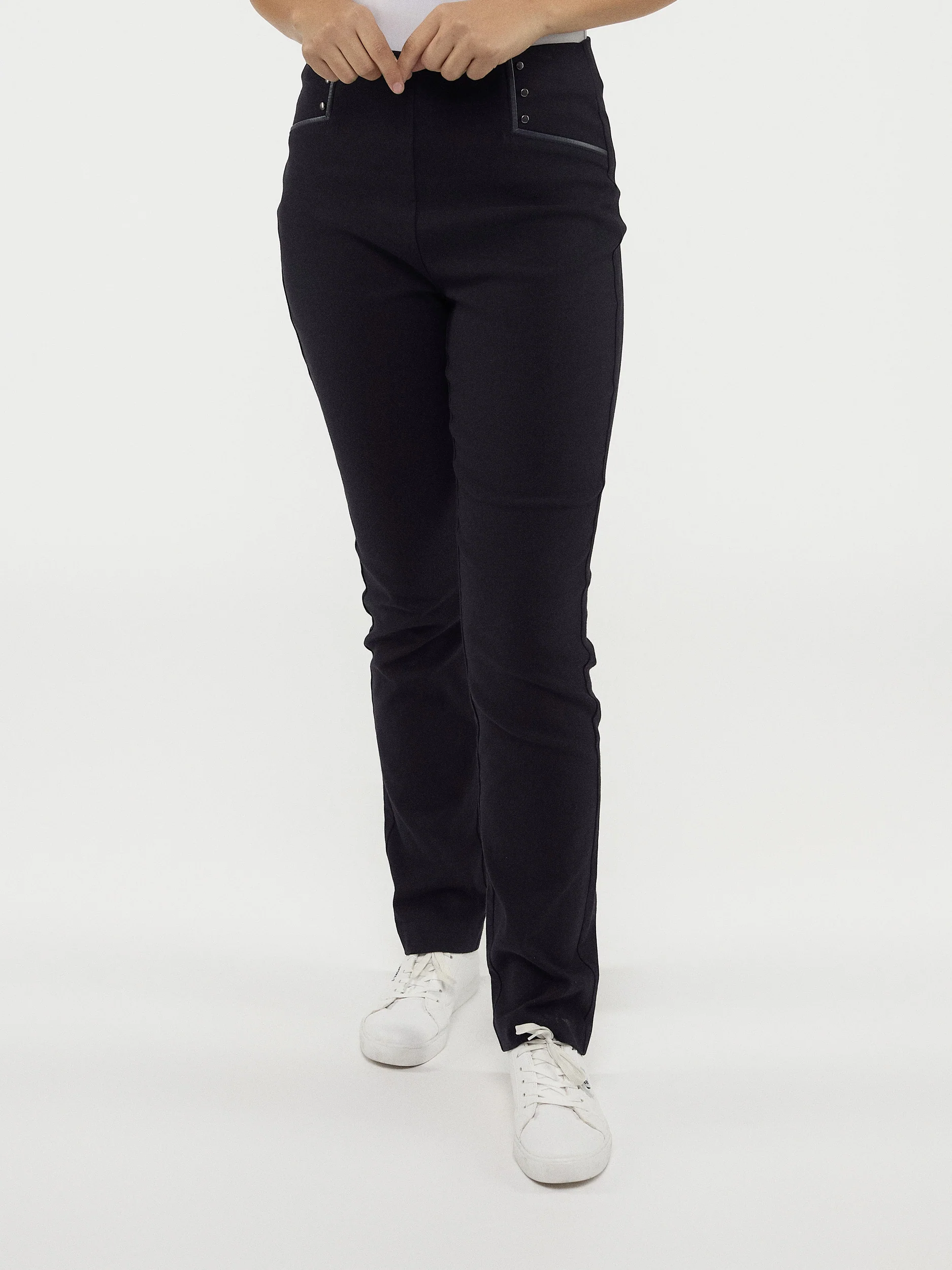 Pantalon habillé étroit semi-ajusté à enfiler - Image 9