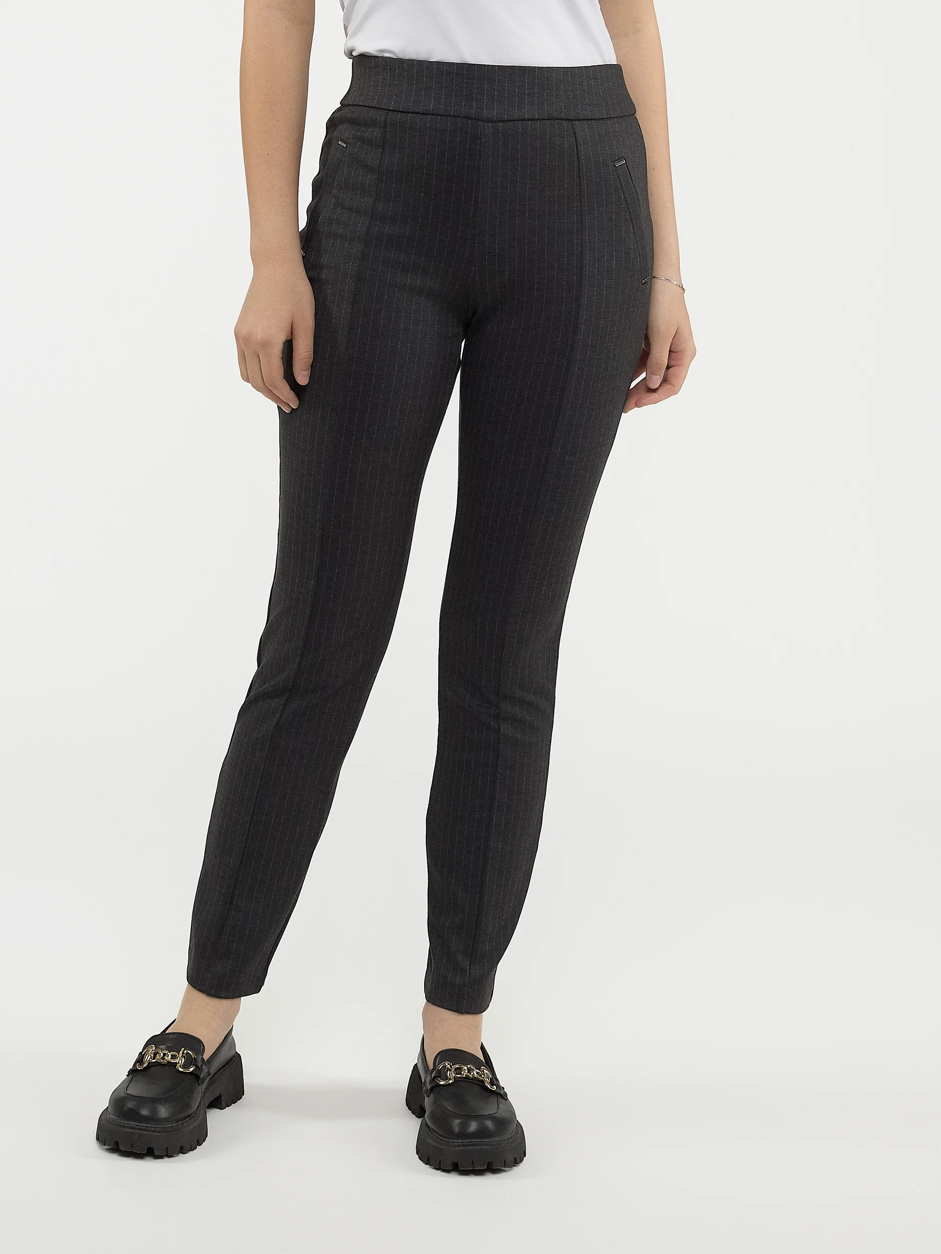 Pantalon habillé étroit semi-ajusté à enfiler - Image 5