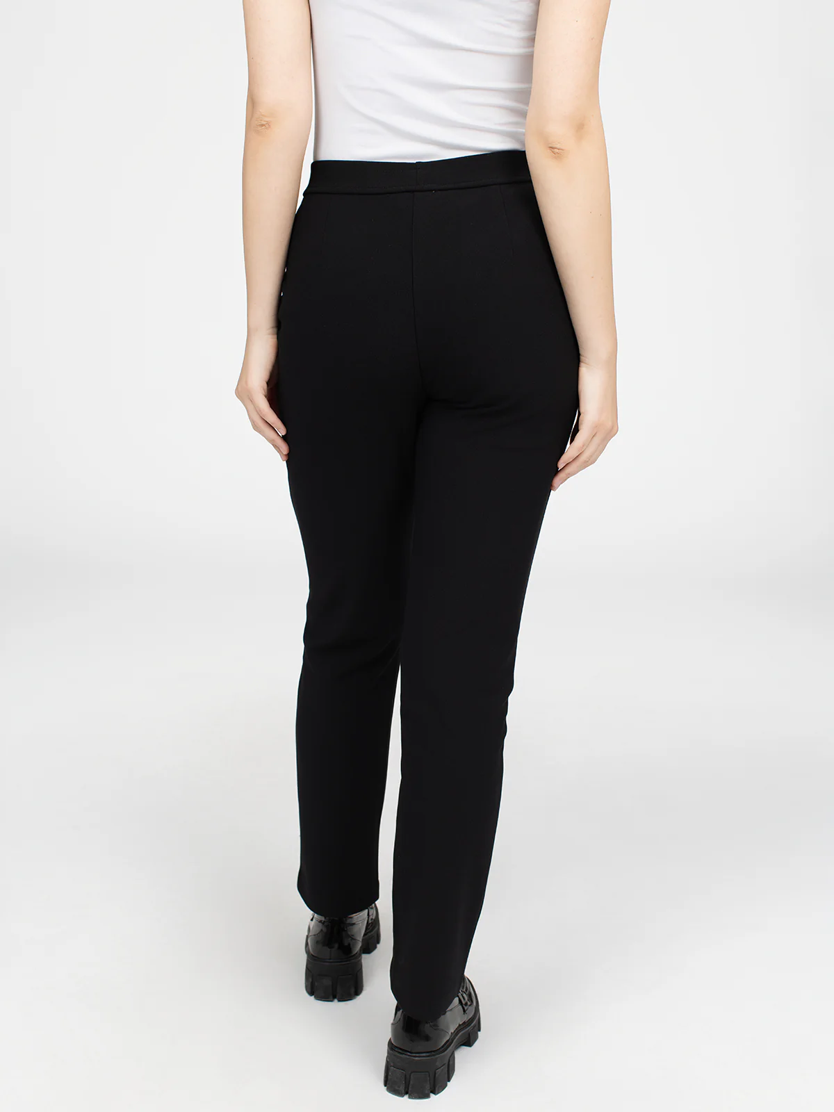 Pantalon habillé étroit semi-ajusté à enfiler - Image 3