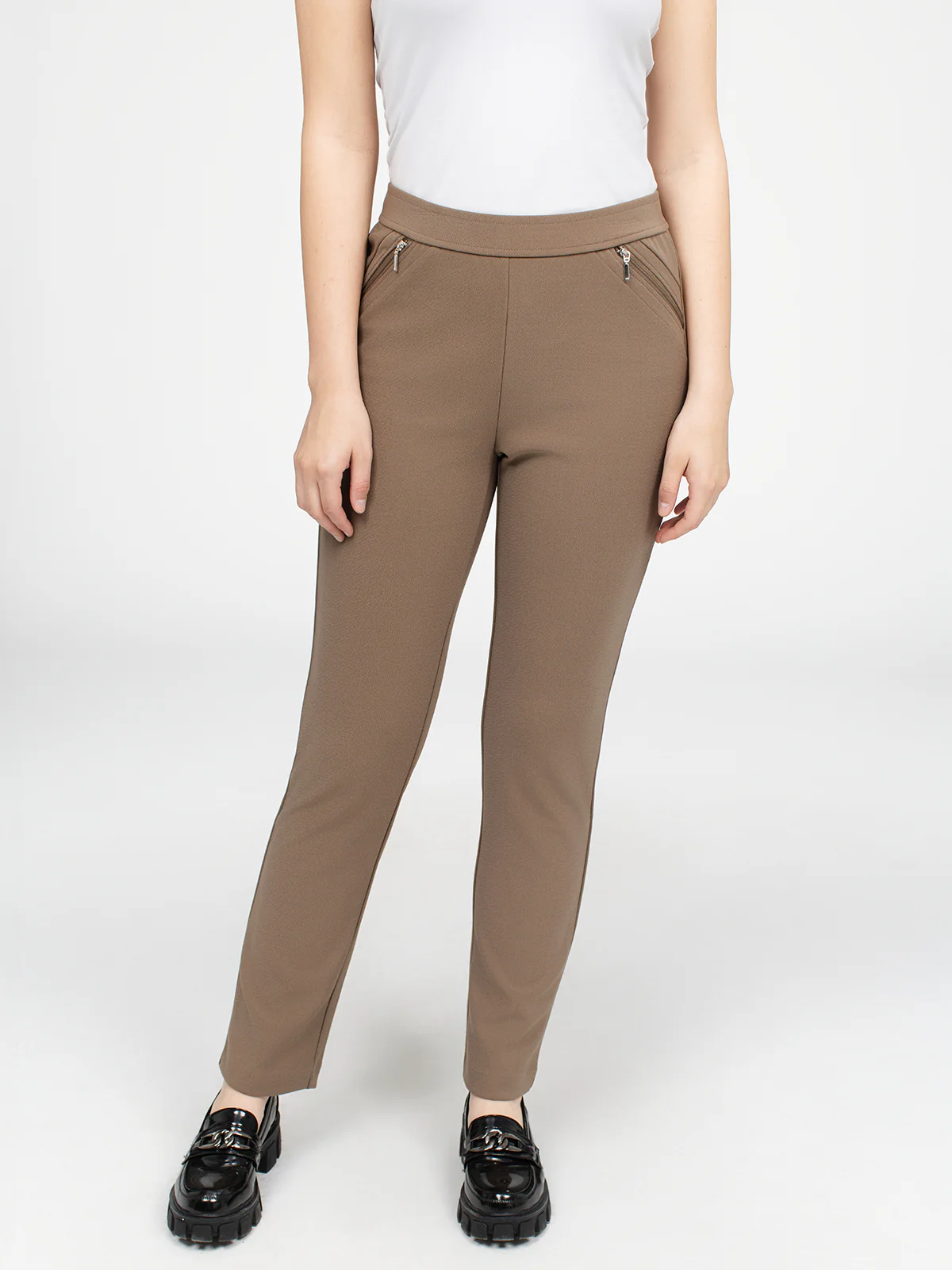 Pantalon habillé étroit semi-ajusté à enfiler - Image 6