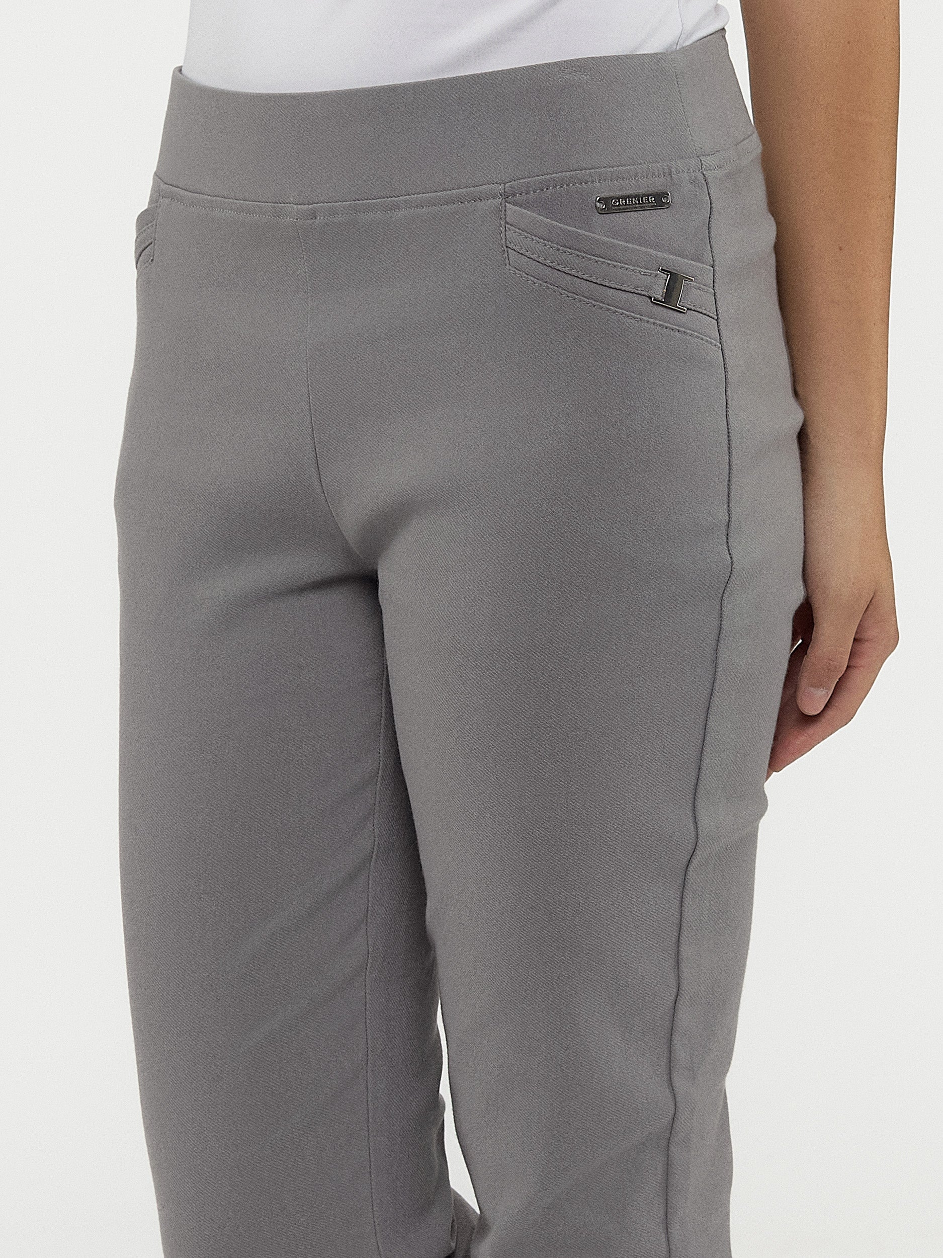 Pantalon habillé étroit semi-ajusté à enfiler - Petite - Image 10