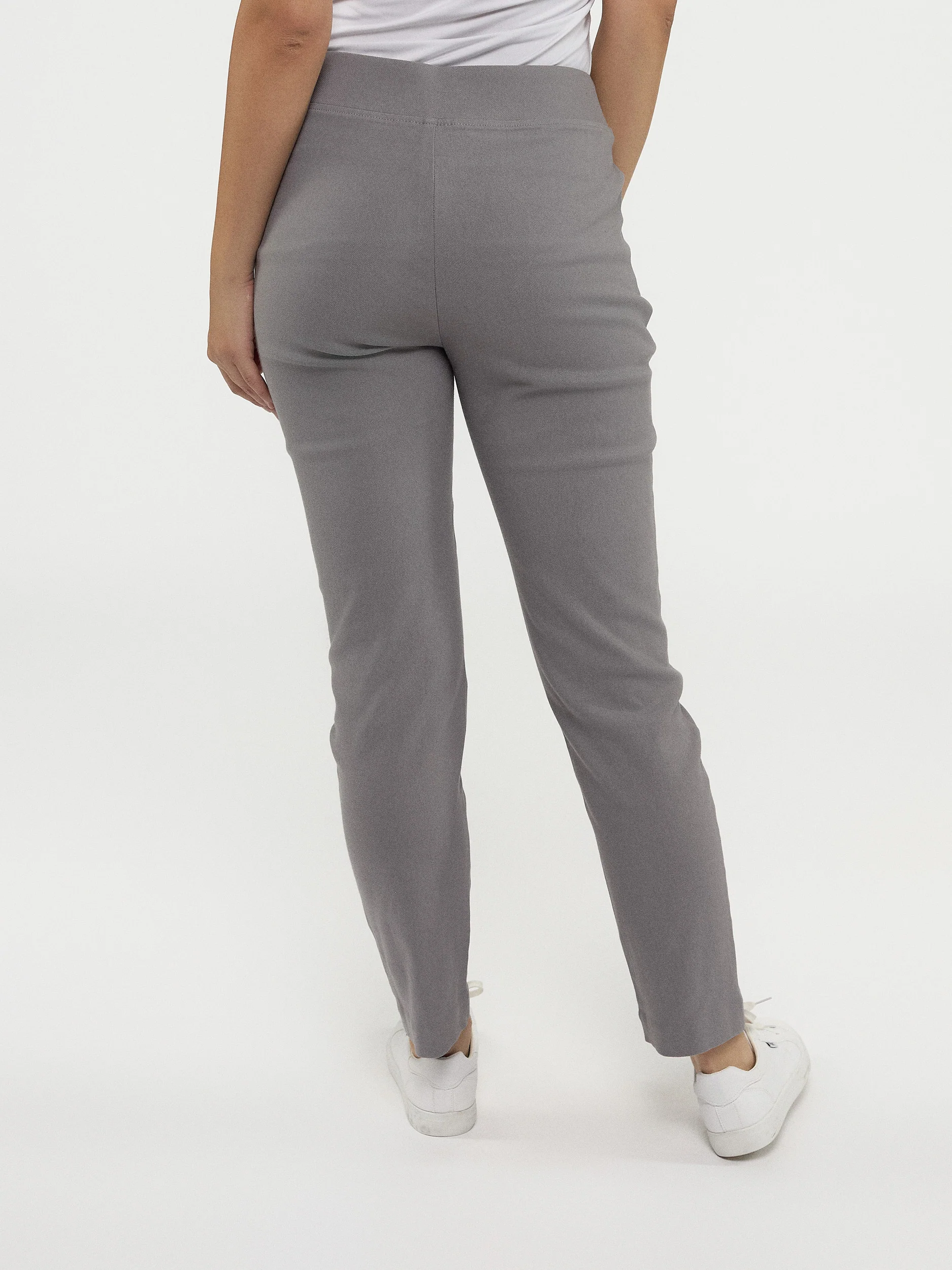 Pantalon habillé étroit semi-ajusté à enfiler - Petite - Image 11