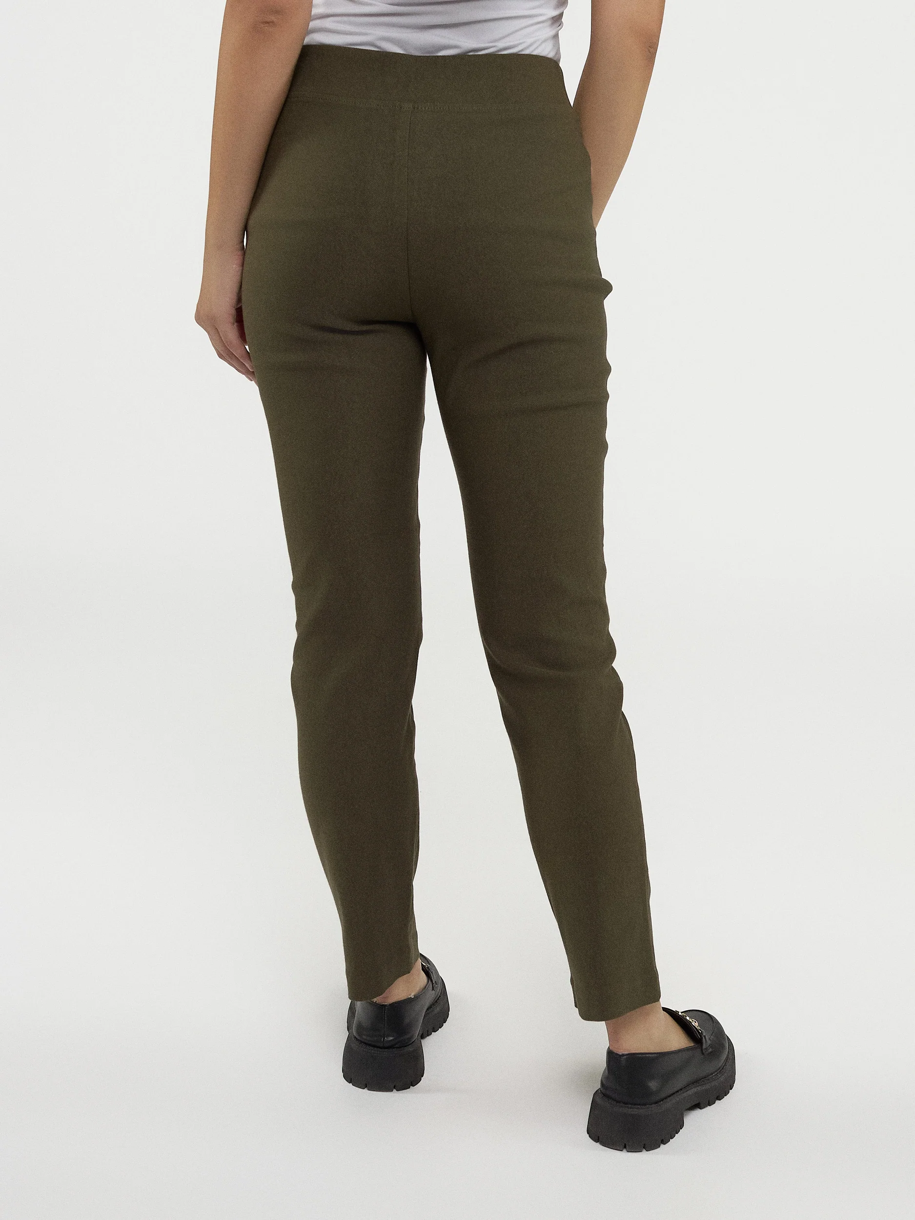 Pantalon habillé étroit semi-ajusté à enfiler - Petite - Image 19