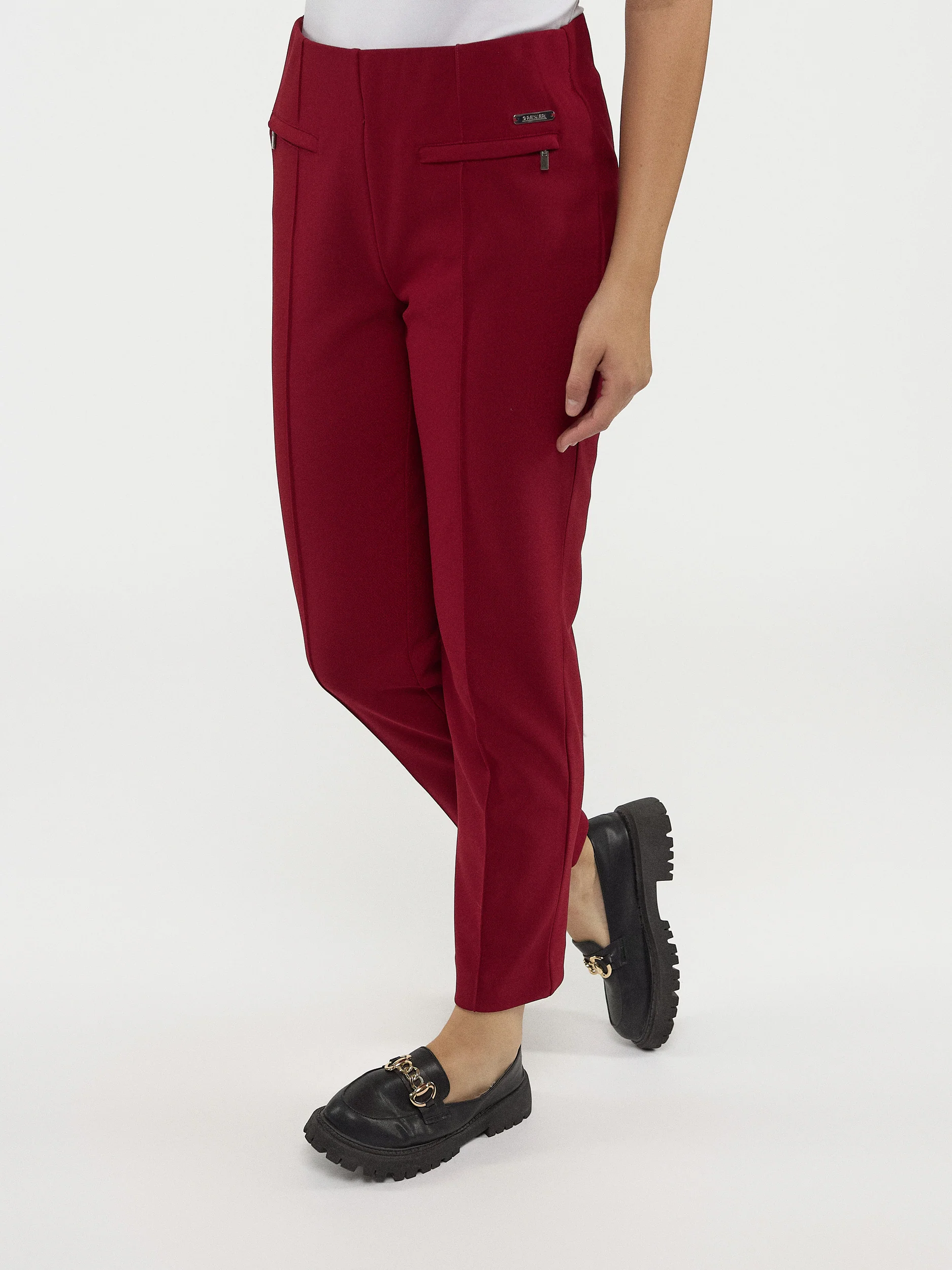 Pantalon habillé étroit semi-ajusté à enfiler - Petite - Image 10