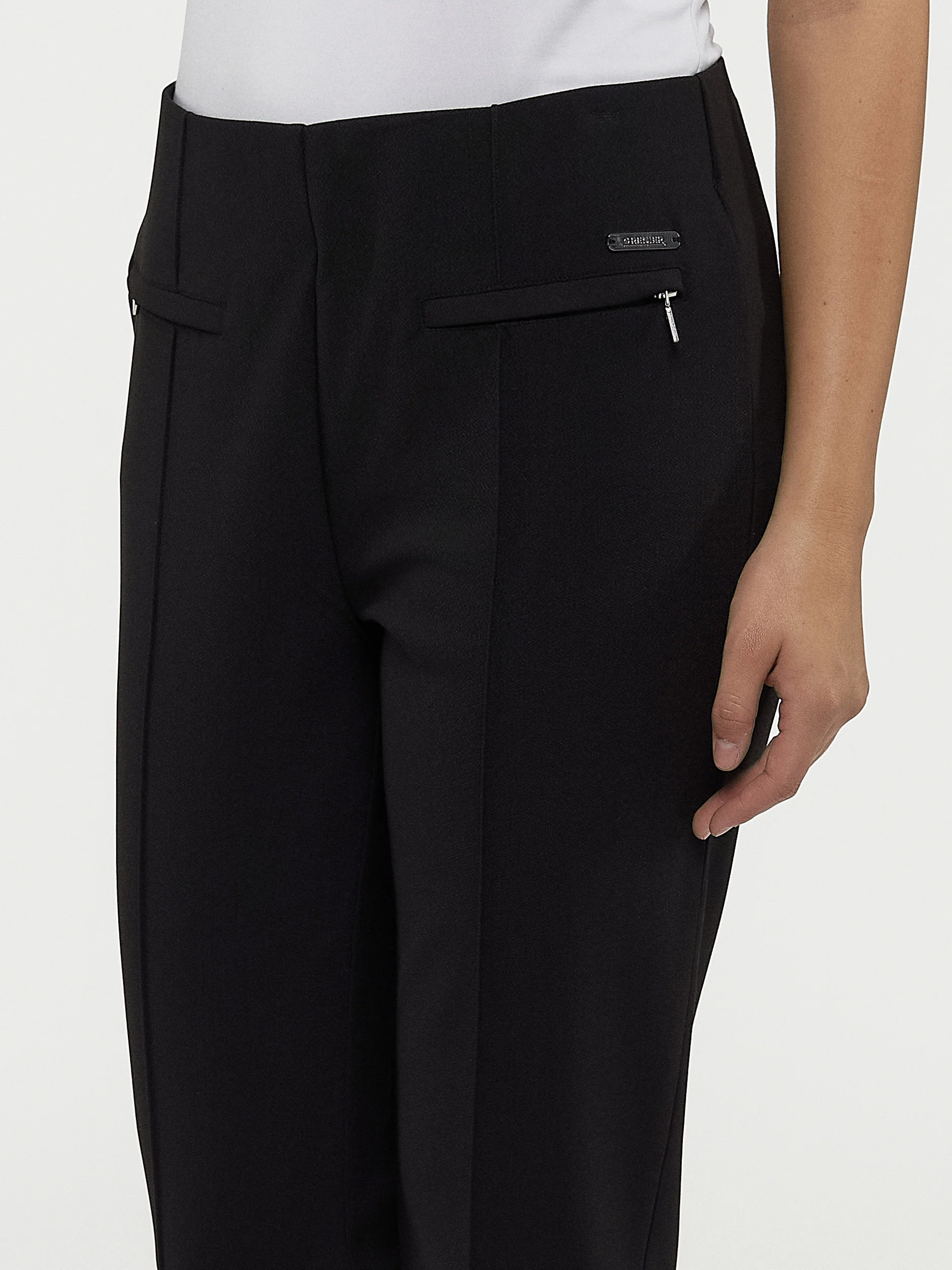 Pantalon habillé étroit semi-ajusté à enfiler - Petite - Image 2