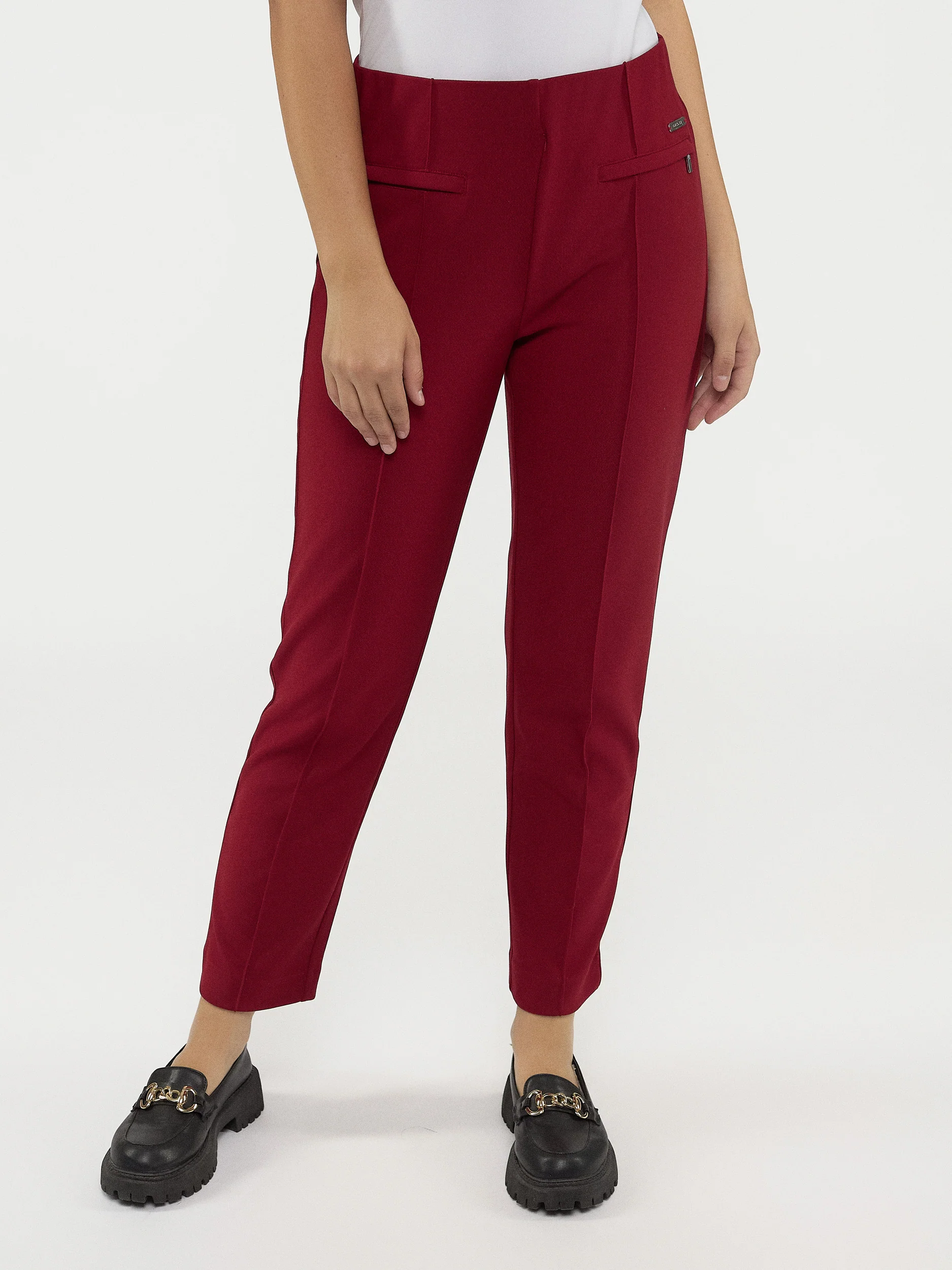 Pantalon habillé étroit semi-ajusté à enfiler - Petite - Image 9