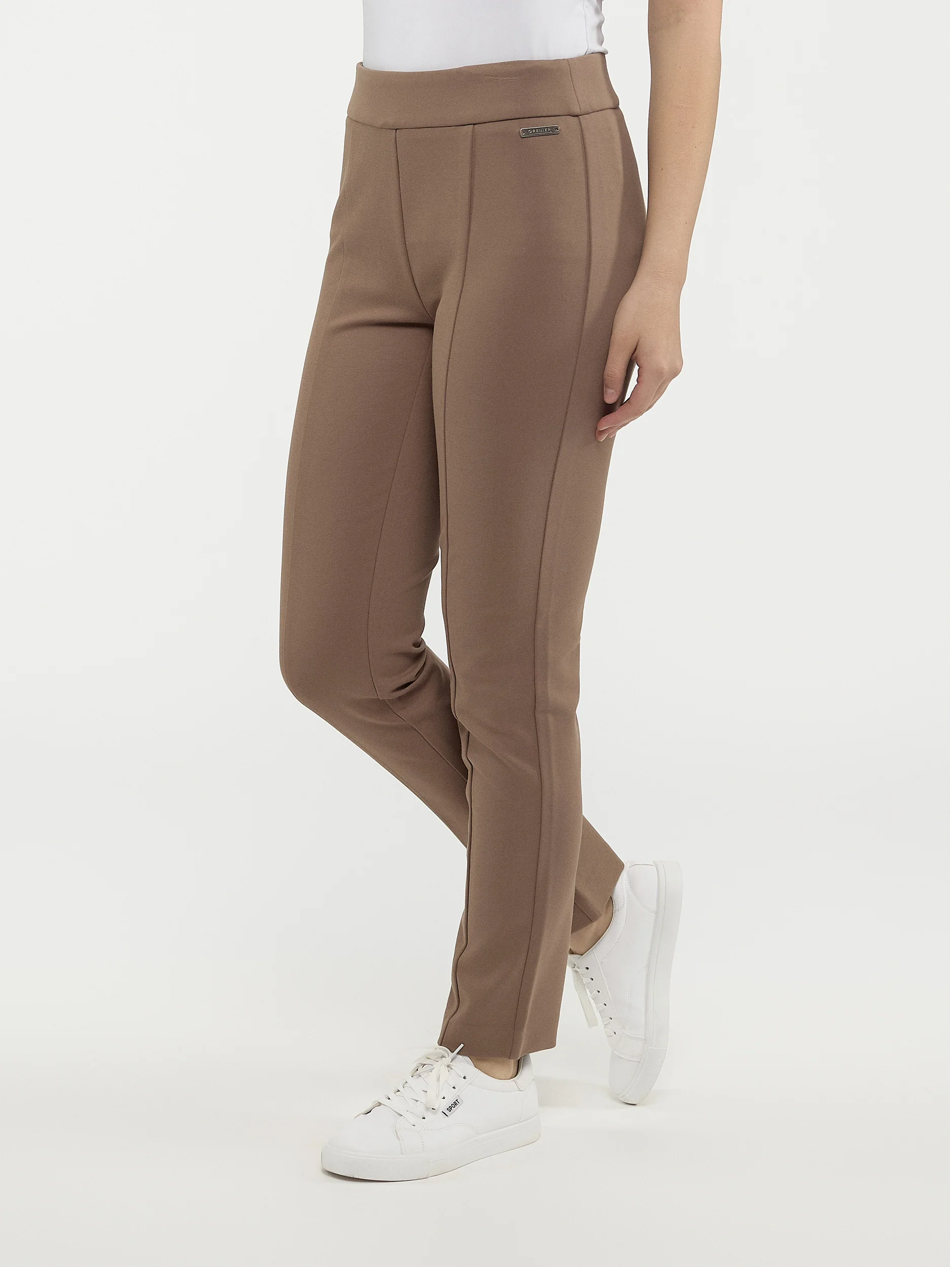 Pantalon habillé étroit semi-ajusté à enfiler - Petite - Image 14