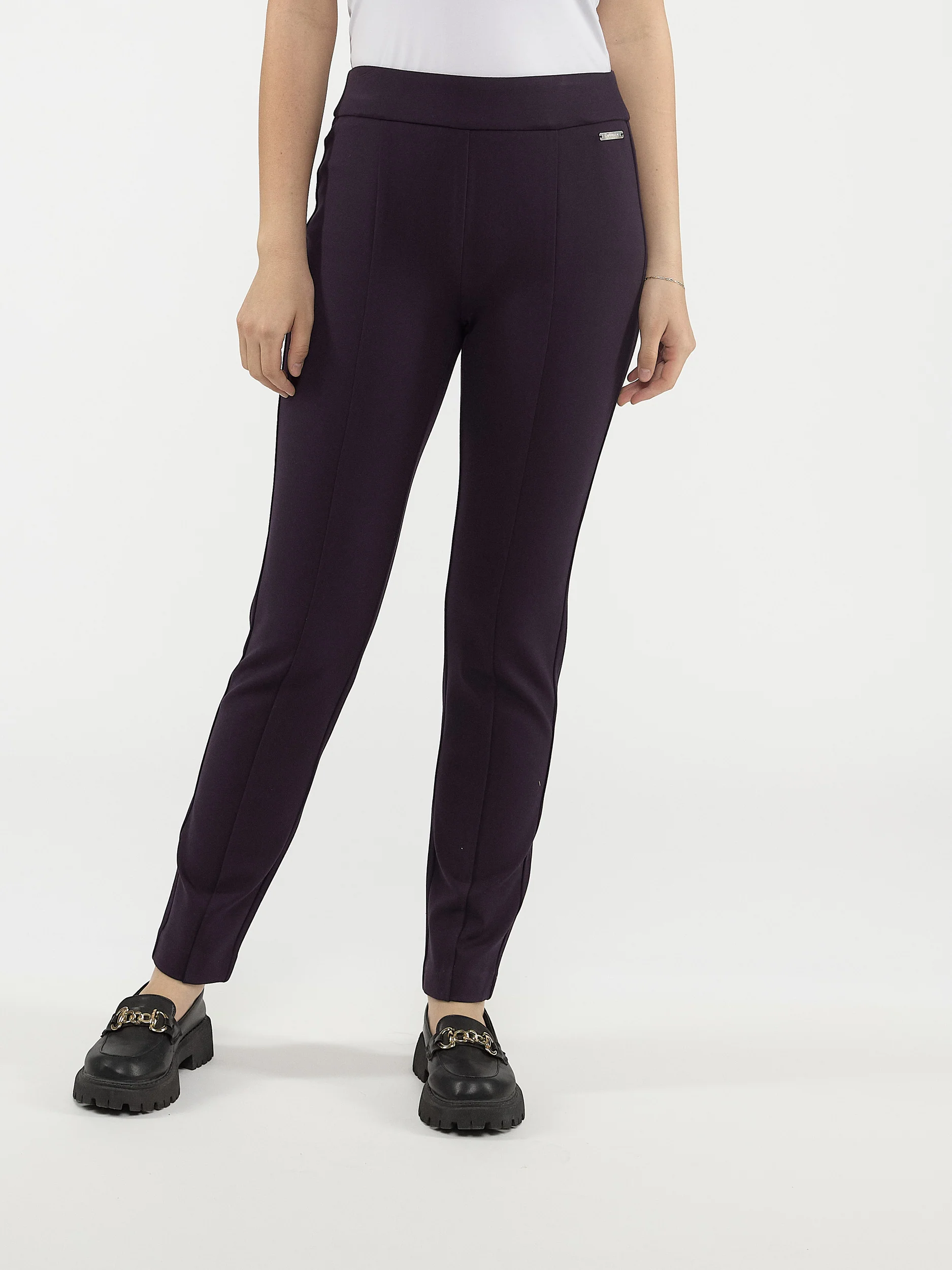 Pantalon habillé étroit semi-ajusté à enfiler - Petite - Image 17