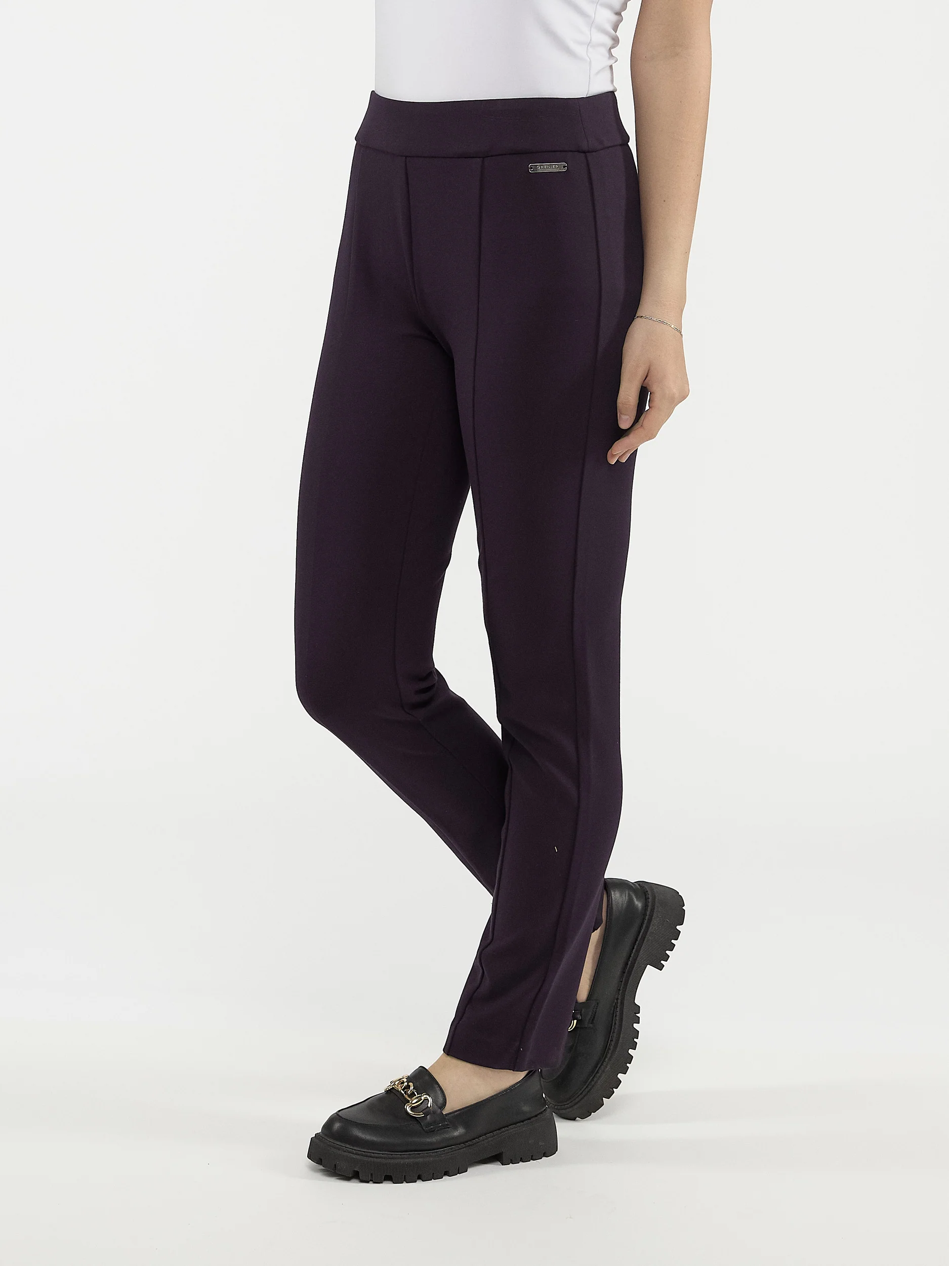 Pantalon habillé étroit semi-ajusté à enfiler - Petite - Image 18