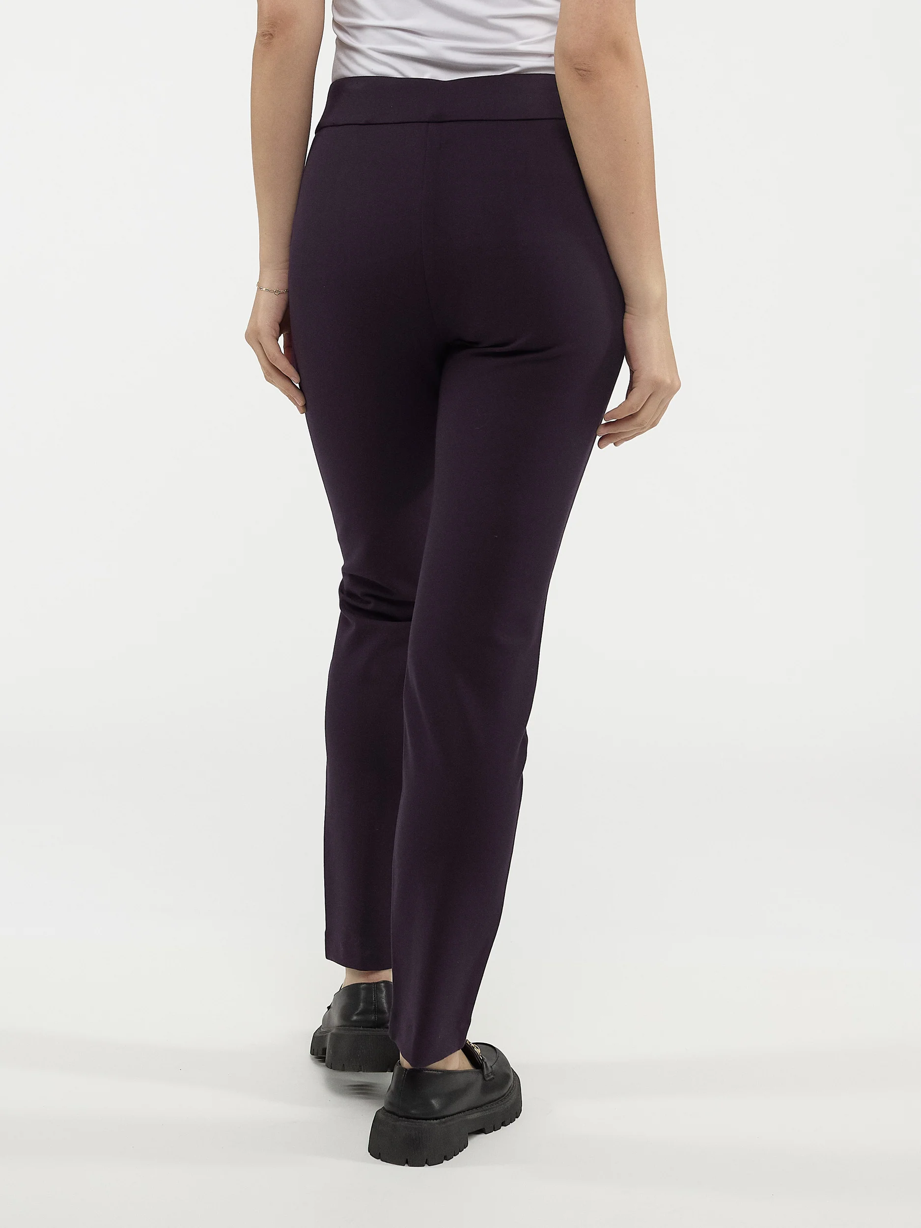 Pantalon habillé étroit semi-ajusté à enfiler - Petite - Image 19