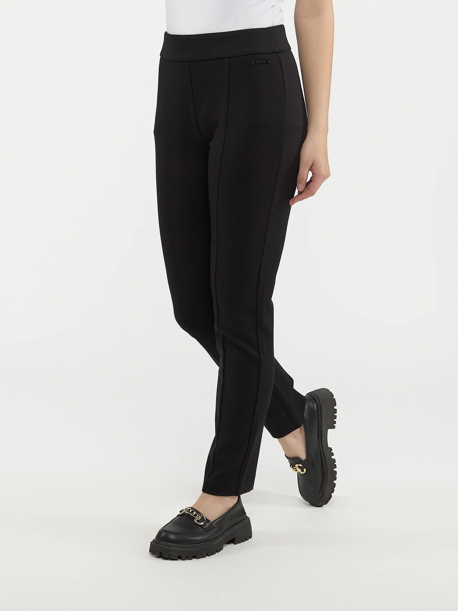 Pantalon habillé étroit semi-ajusté à enfiler - Petite - Image 2