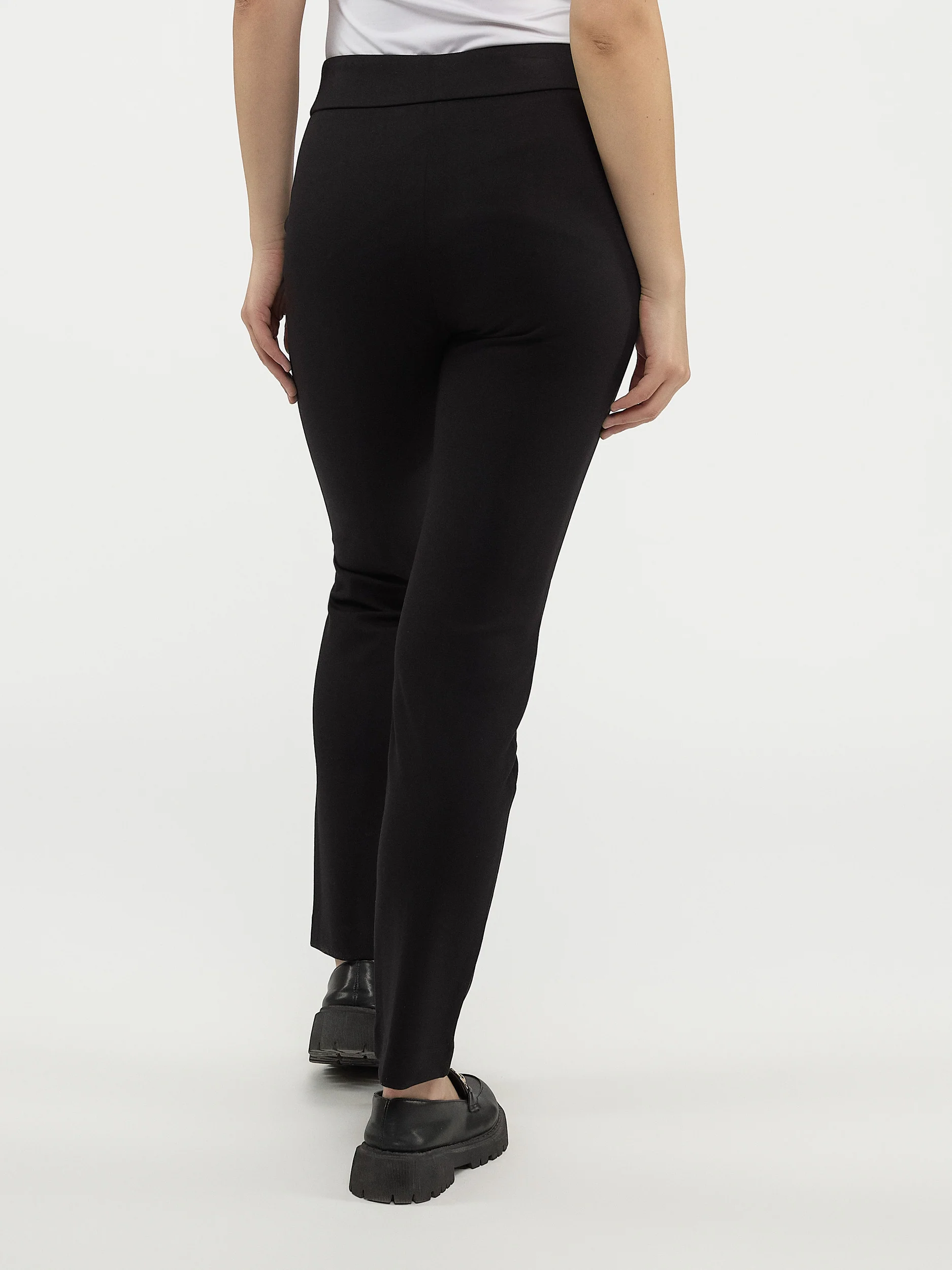 Pantalon habillé étroit semi-ajusté à enfiler - Petite - Image 3