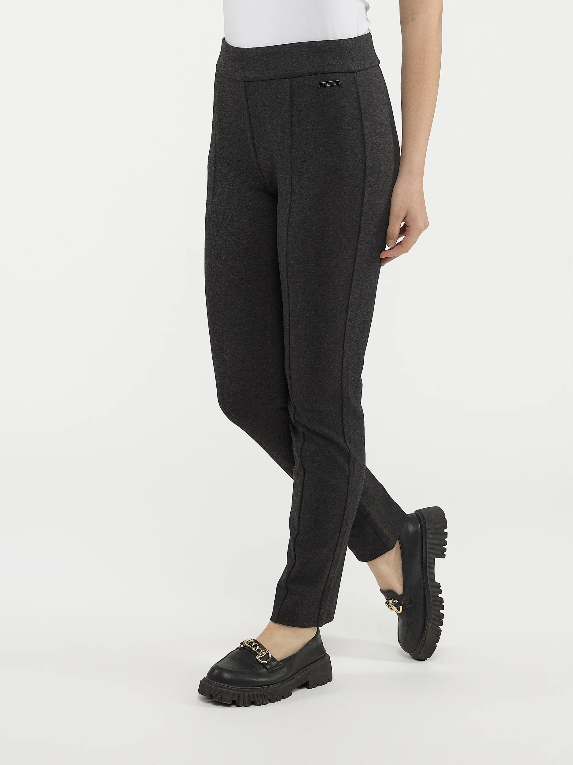 Pantalon habillé étroit semi-ajusté à enfiler - Petite - Image 6