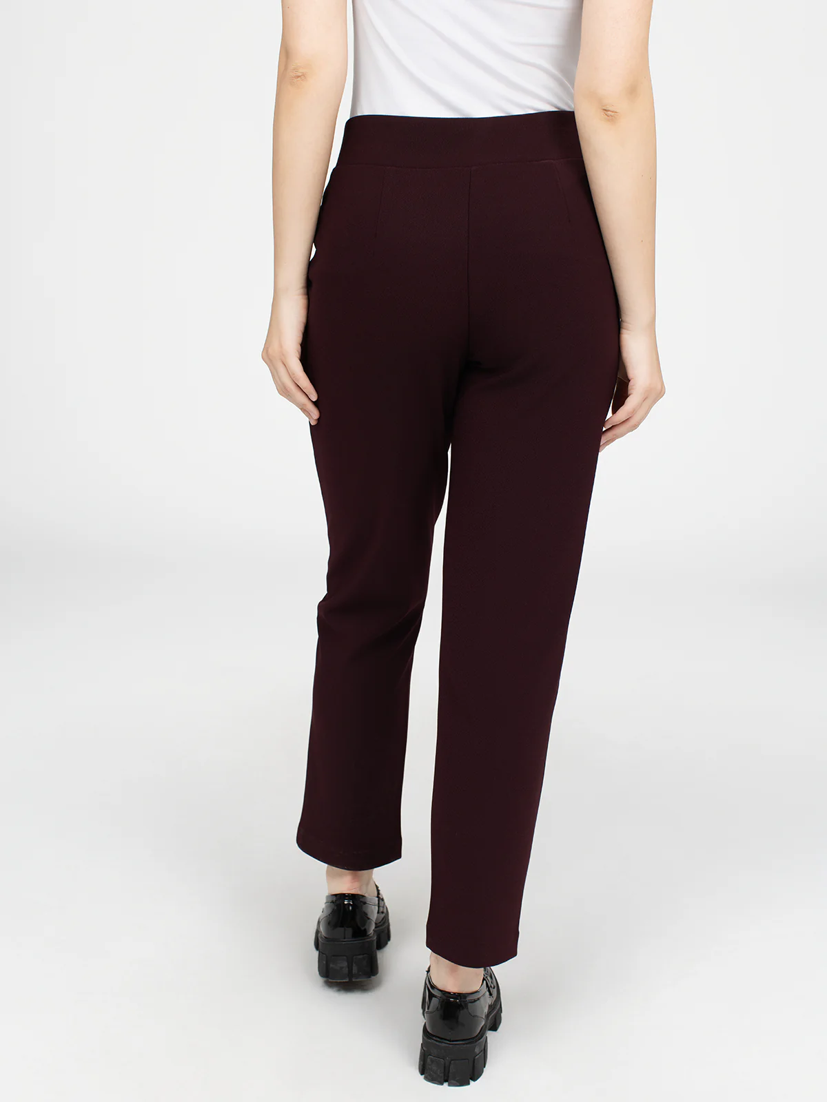 Pantalon habillé étroit semi-ajusté à enfiler - Petite - Image 7