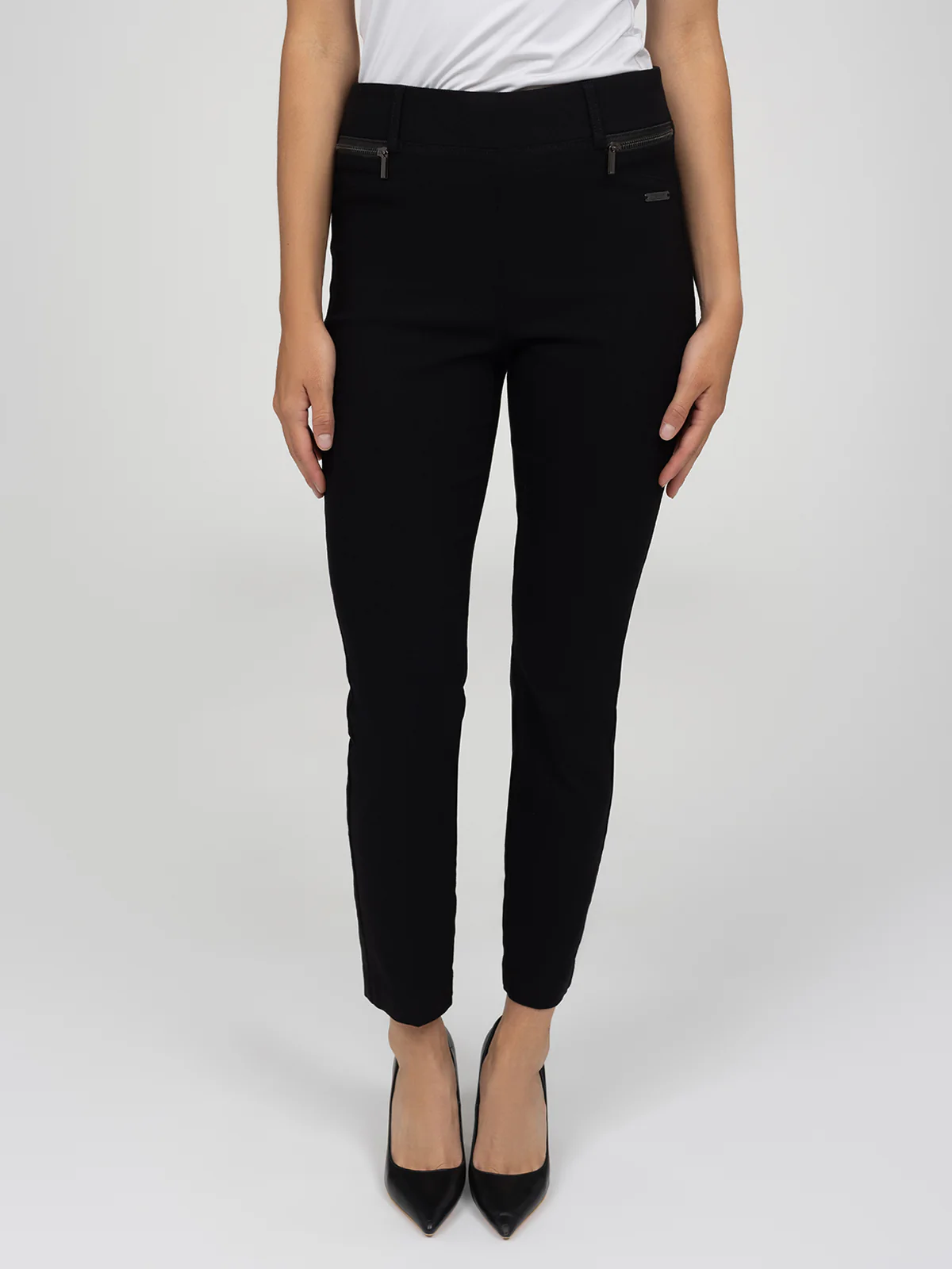 Pantalon habillé étroit semi-ajusté à enfiler - Petite - Image 11